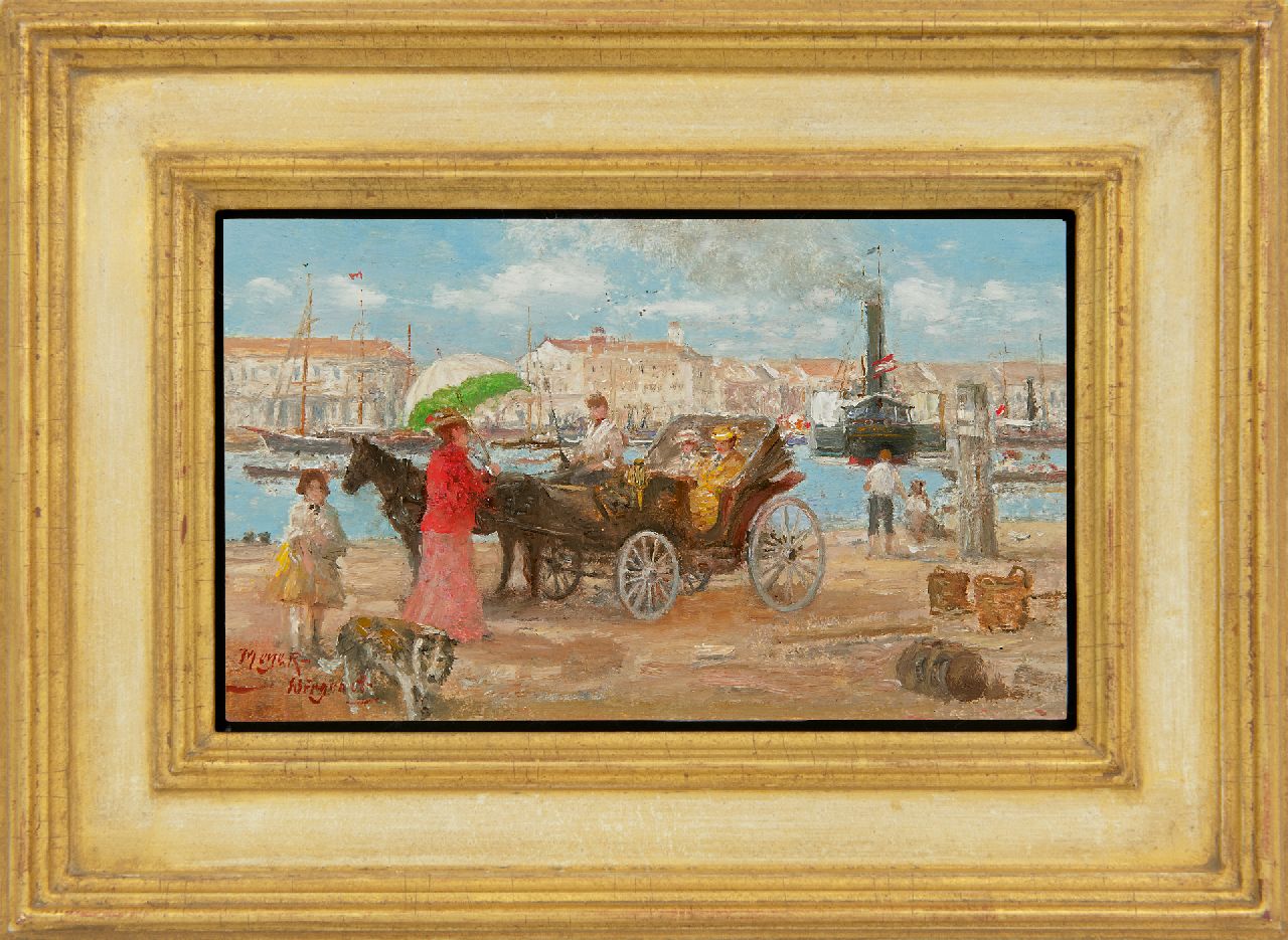 Meyer-Wiegand R.D. | Rolf Dieter Meyer-Wiegand | Schilderijen te koop aangeboden | Rijtoer door de haven, olieverf op board op paneel 12,0 x 20,1 cm, gesigneerd linksonder Meyer-Wiegand R.D. | Rolf Dieter Meyer-Wiegand | Schilderijen te koop aangeboden | Rijtoer door de haven, olieverf op board op paneel 12,0 x 20,1 cm, gesigneerd linksonder