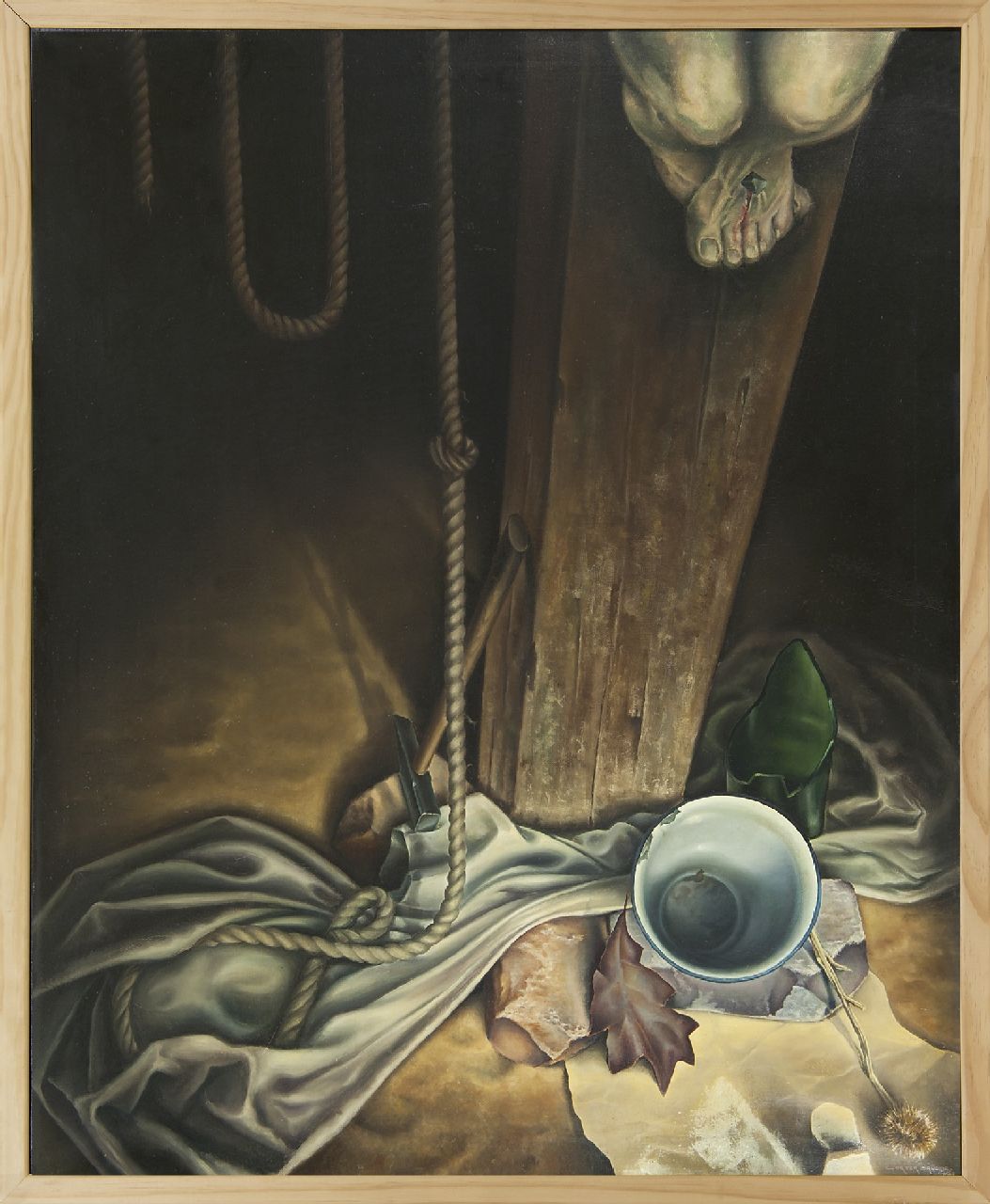 Brugge C.G.M. ter | Carolus Gerardus Maria 'Cor' ter Brugge, Stilleven: Goede Vrijdag, olieverf op doek 100,0 x 80,7 cm, gesigneerd rechtsonder en gedateerd '48 Brugge C.G.M. ter | Carolus Gerardus Maria 'Cor' ter Brugge, Stilleven: Goede Vrijdag, olieverf op doek 100,0 x 80,7 cm, gesigneerd rechtsonder en gedateerd '48