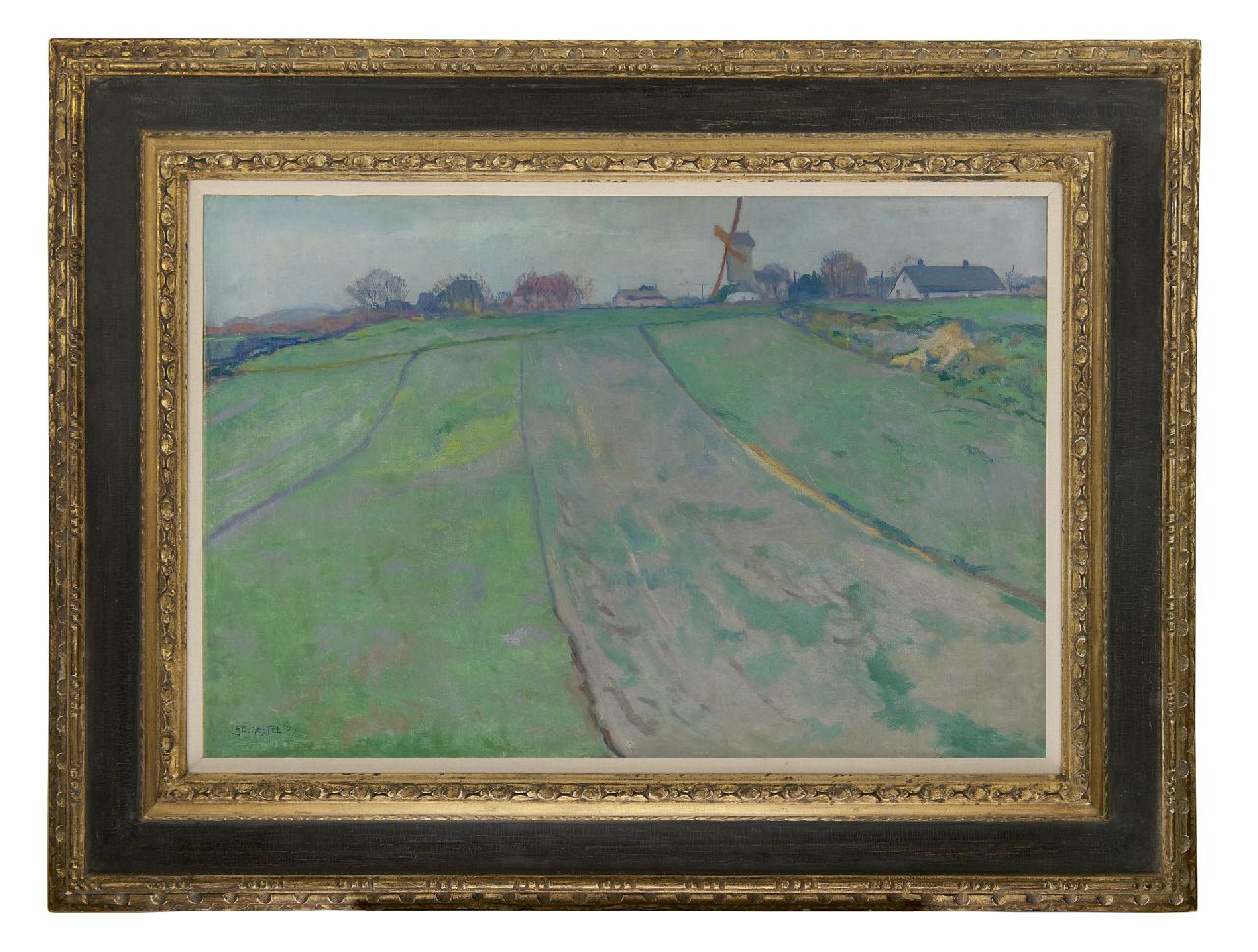Gestel L.  | Leendert 'Leo' Gestel, Triestige dag, olieverf op doek 48,7 x 72,5 cm, gesigneerd linksonder en gedateerd '09