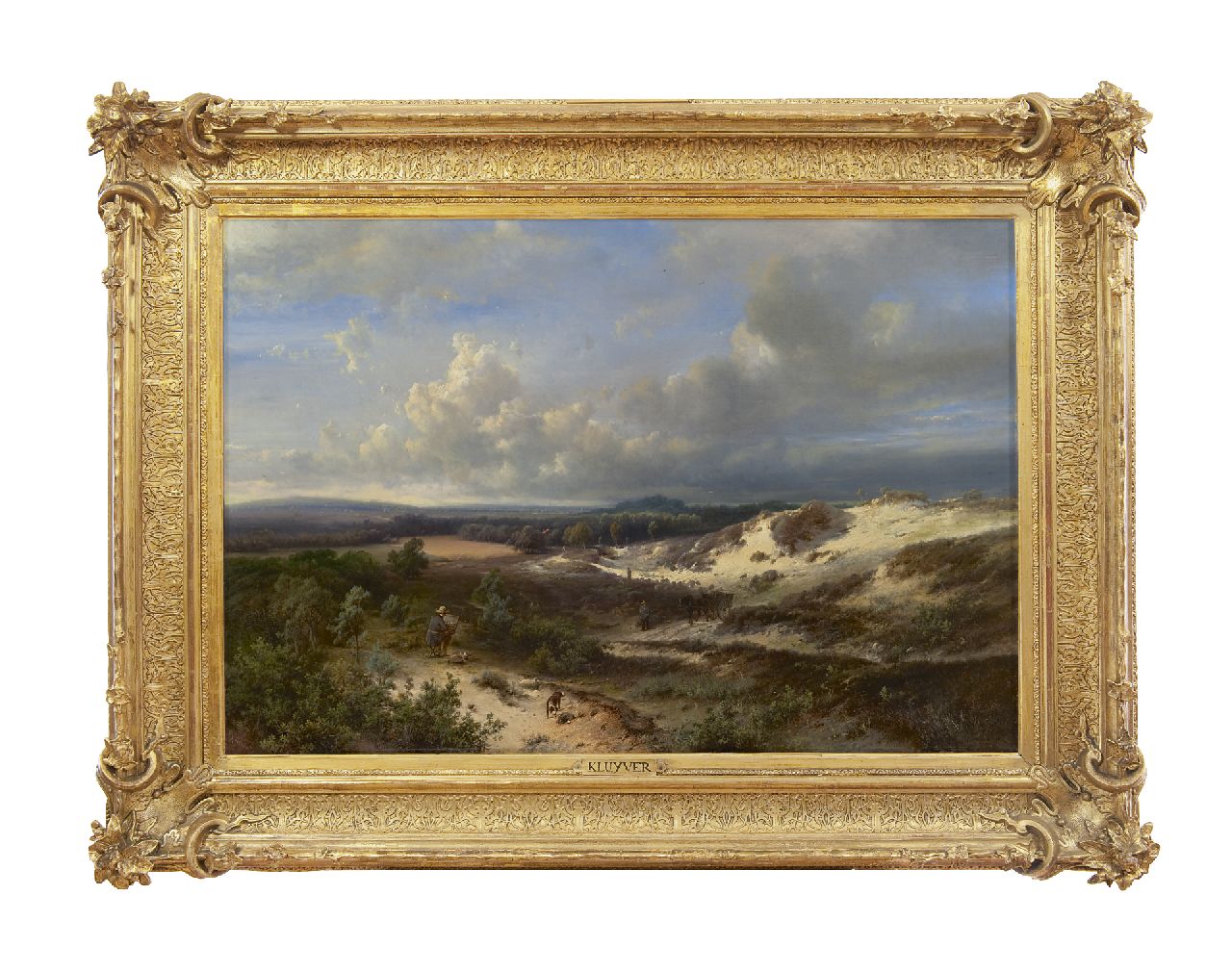 Kluyver P.L.F. | 'Pieter' Lodewijk Francisco Kluyver | Schilderijen te koop aangeboden | Schilder aan het werk in de duinen bij de zee (dieren en figuren door Cornelis Springer), olieverf op doek 56,5 x 84,5 cm, gesigneerd linksonder 'Kluyver' en rechtsonder 'C. Springer fig' Kluyver P.L.F. | 'Pieter' Lodewijk Francisco Kluyver | Schilderijen te koop aangeboden | Schilder aan het werk in de duinen bij de zee (dieren en figuren door Cornelis Springer), olieverf op doek 56,5 x 84,5 cm, gesigneerd linksonder 'Kluyver' en rechtsonder 'C. Springer fig'