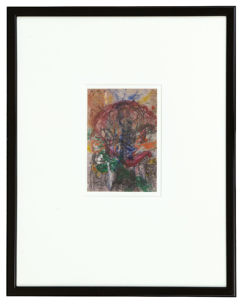 Snijders A.C. | Adrianus Cornelis 'Ad' Snijders | Aquarellen en tekeningen te koop aangeboden | Zonder titel, gemengde techniek op papier 14,7 x 10,2 cm, gesigneerd linksboven en gedateerd '90 Snijders A.C. | Adrianus Cornelis 'Ad' Snijders | Aquarellen en tekeningen te koop aangeboden | Zonder titel, gemengde techniek op papier 14,7 x 10,2 cm, gesigneerd linksboven en gedateerd '90