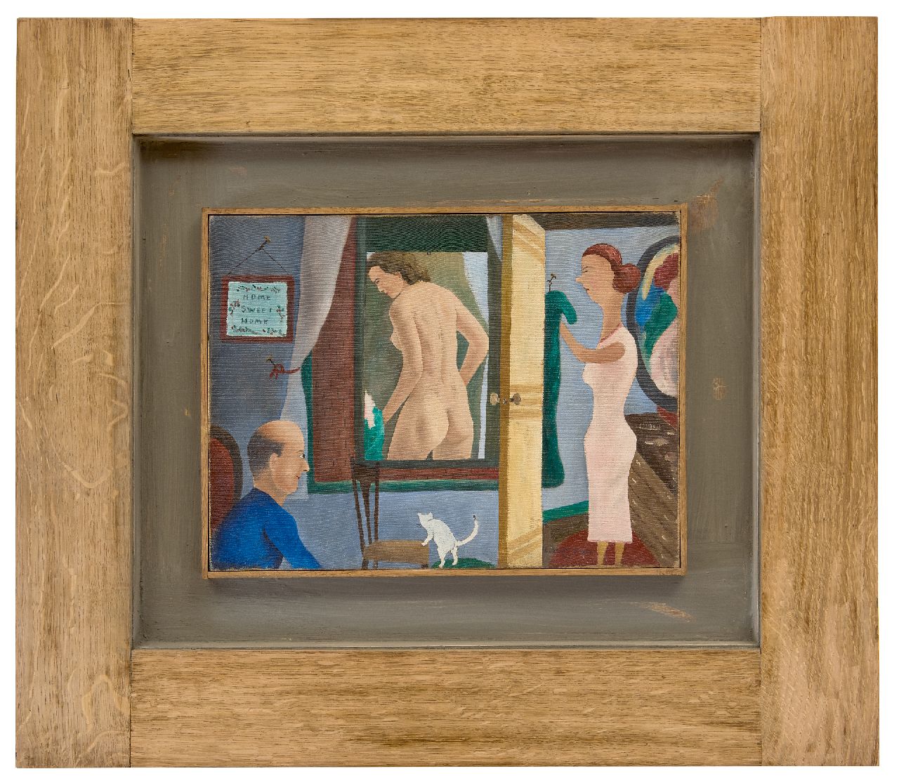 Croft L.S.  | Lewis Scott Croft | Schilderijen te koop aangeboden | Home sweet home, olieverf op doek 30,5 x 40,5 cm, gesigneerd rechtsonder en gedateerd '50