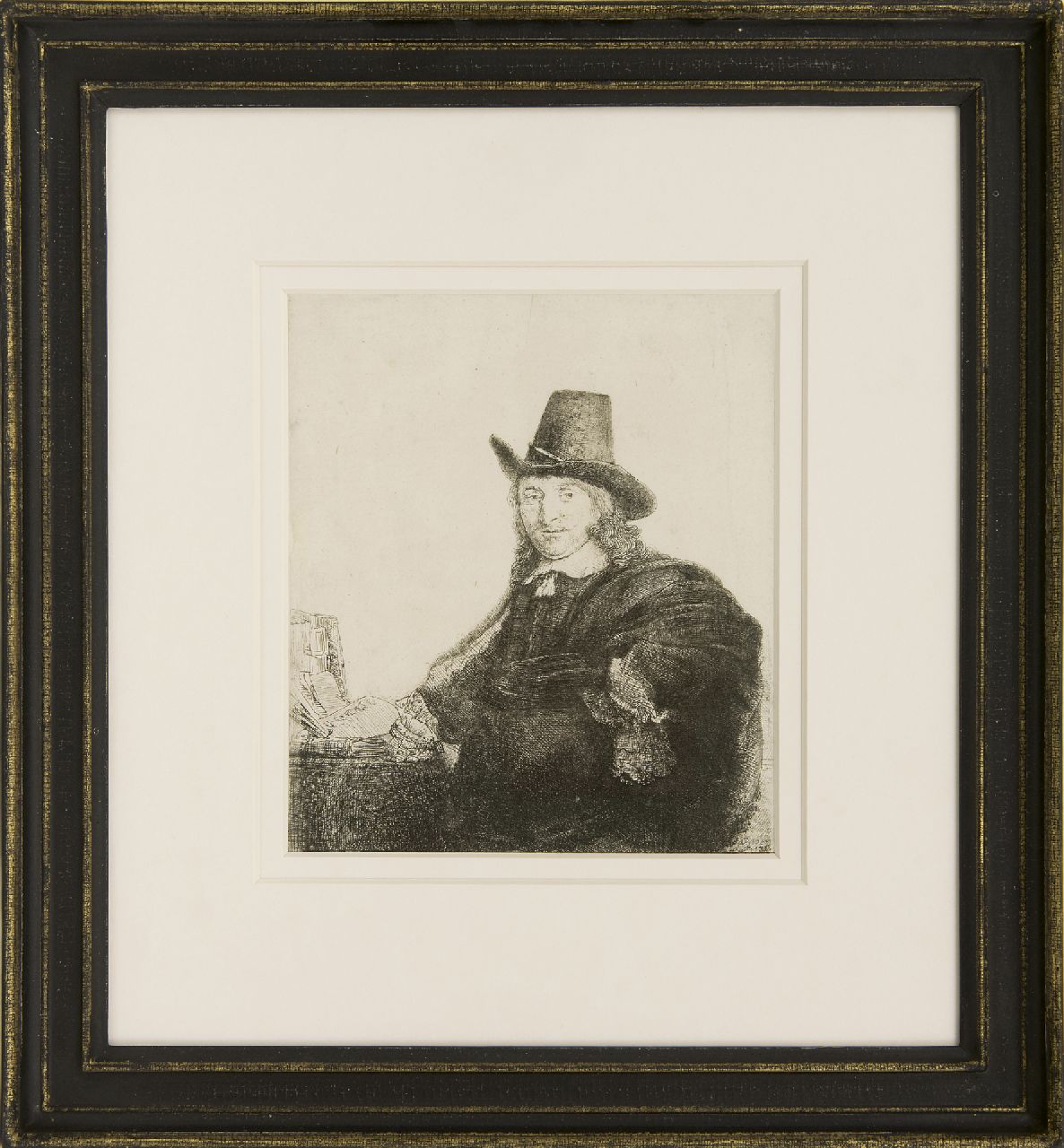 Rembrandt (Rembrandt Harmensz. van Rijn) | Rembrandt (Rembrandt Harmensz. van Rijn), De schilder Jan Asselijn, bijgenaamd 'Krabbetje', ets 19,2 x 16,4 cm, gesigneerd rechtsonder in de plaat Rembrandt (Rembrandt Harmensz. van Rijn) | Rembrandt (Rembrandt Harmensz. van Rijn), De schilder Jan Asselijn, bijgenaamd 'Krabbetje', ets 19,2 x 16,4 cm, gesigneerd rechtsonder in de plaat