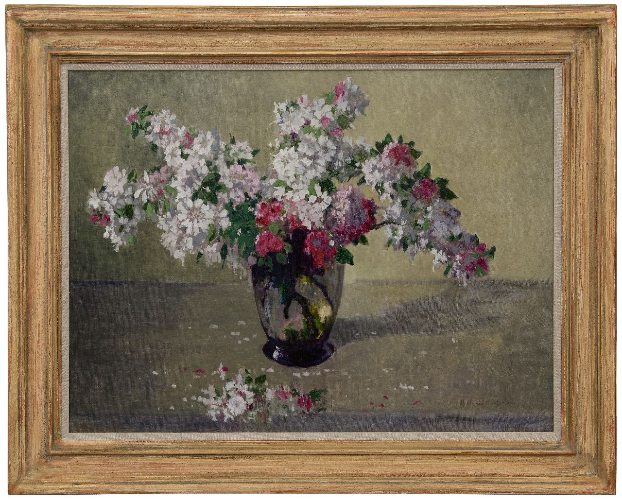 Os-Delhez (Hendrik van Os) H. van | Hendrik 'Henri' van Os-Delhez (Hendrik van Os) | Schilderijen te koop aangeboden | Appelbloesem, olieverf op doek 59,9 x 79,8 cm, gesigneerd rechtsonder en zonder lijst Os-Delhez (Hendrik van Os) H. van | Hendrik 'Henri' van Os-Delhez (Hendrik van Os) | Schilderijen te koop aangeboden | Appelbloesem, olieverf op doek 59,9 x 79,8 cm, gesigneerd rechtsonder en zonder lijst
