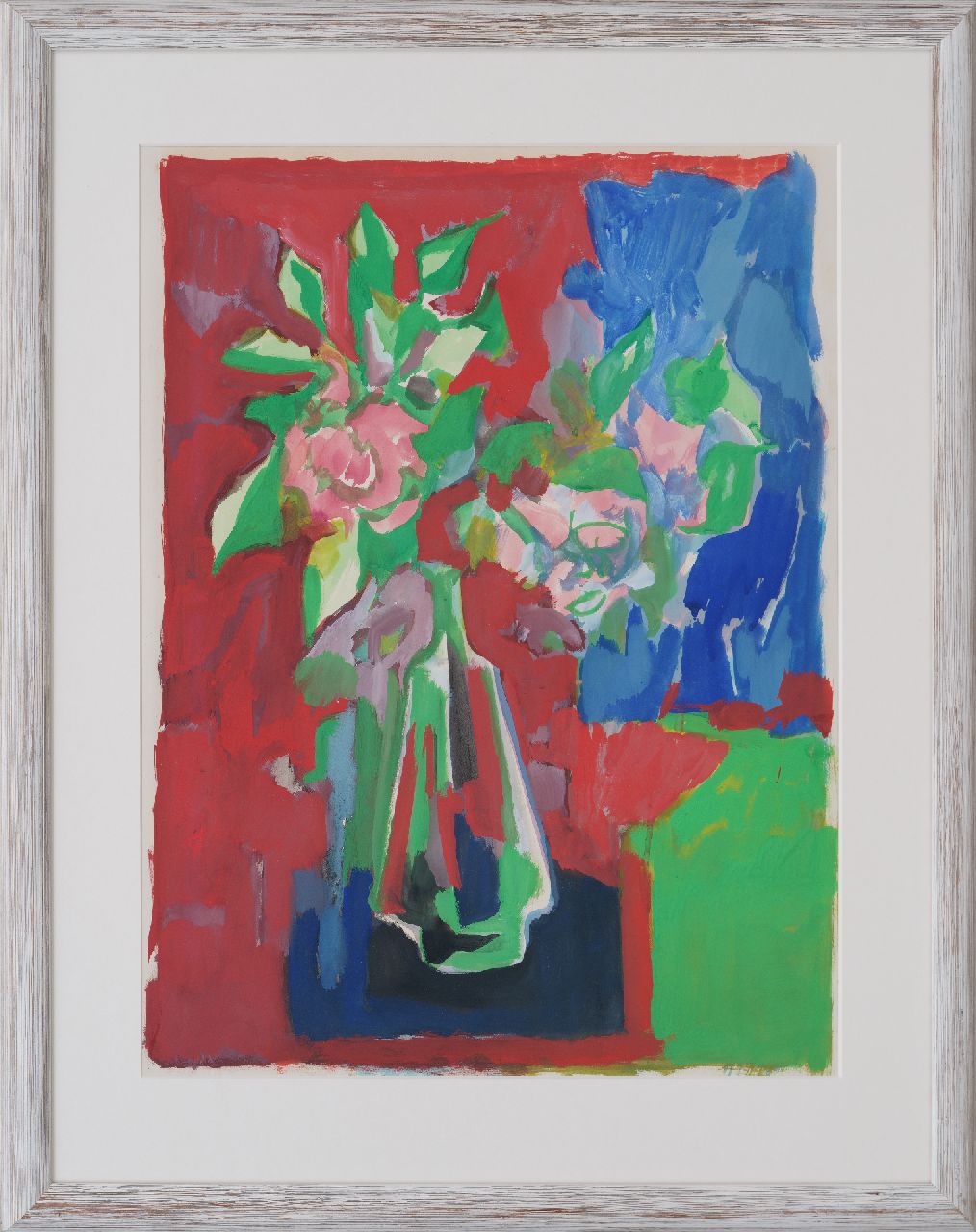 Elffers D.C. | Dirk Cornelis 'Dick' Elffers, Bloemstilleven, gouache op papier 70,0 x 55,0 cm Elffers D.C. | Dirk Cornelis 'Dick' Elffers, Bloemstilleven, gouache op papier 70,0 x 55,0 cm
