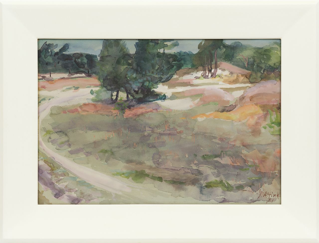 Altink J. | Jan Altink, Zonder titel, gouache op papier 34,0 x 48,0 cm, gesigneerd rechtsonder Altink J. | Jan Altink, Zonder titel, gouache op papier 34,0 x 48,0 cm, gesigneerd rechtsonder