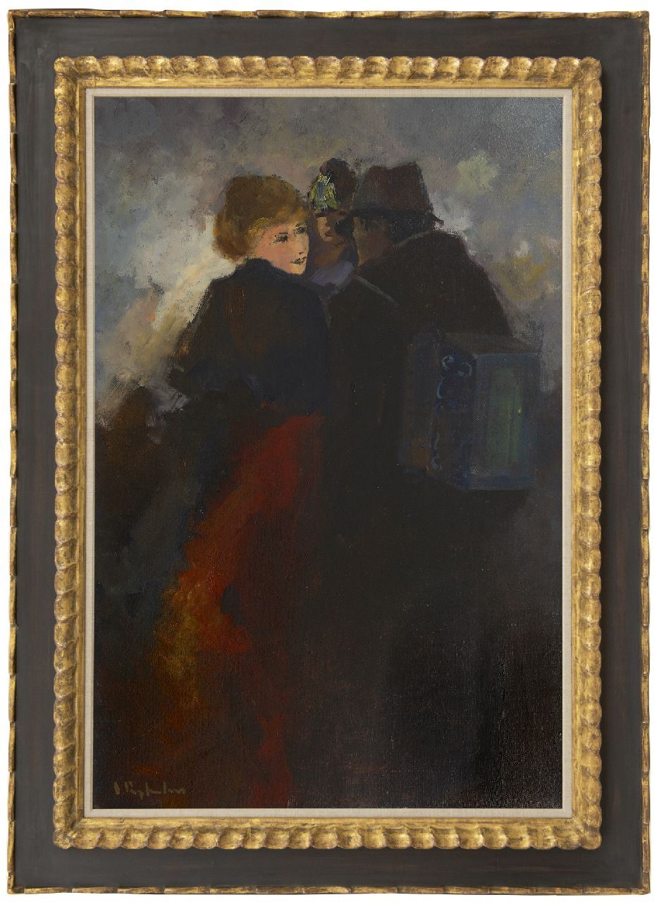 Rijlaarsdam J.  | Jan Rijlaarsdam | Schilderijen te koop aangeboden | Muzikant en zijn muzen, olieverf op doek 90,3 x 60,7 cm, gesigneerd linksonder