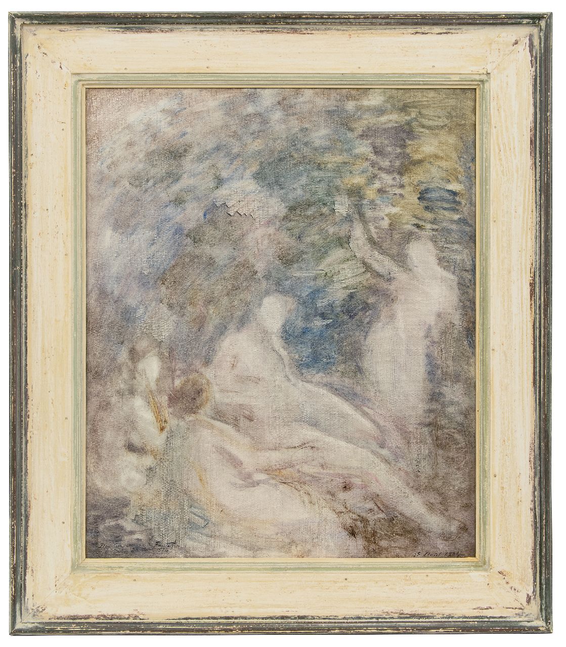 Fantin-Latour I.H.J.T. | Ignace 'Henri' Jean Théodore Fantin-Latour | Schilderijen te koop aangeboden | Trois baigneuses, olieverf op doek 65,1 x 54,0 cm, gedateerd 25 Août 1904 Fantin-Latour I.H.J.T. | Ignace 'Henri' Jean Théodore Fantin-Latour | Schilderijen te koop aangeboden | Trois baigneuses, olieverf op doek 65,1 x 54,0 cm, gedateerd 25 Août 1904