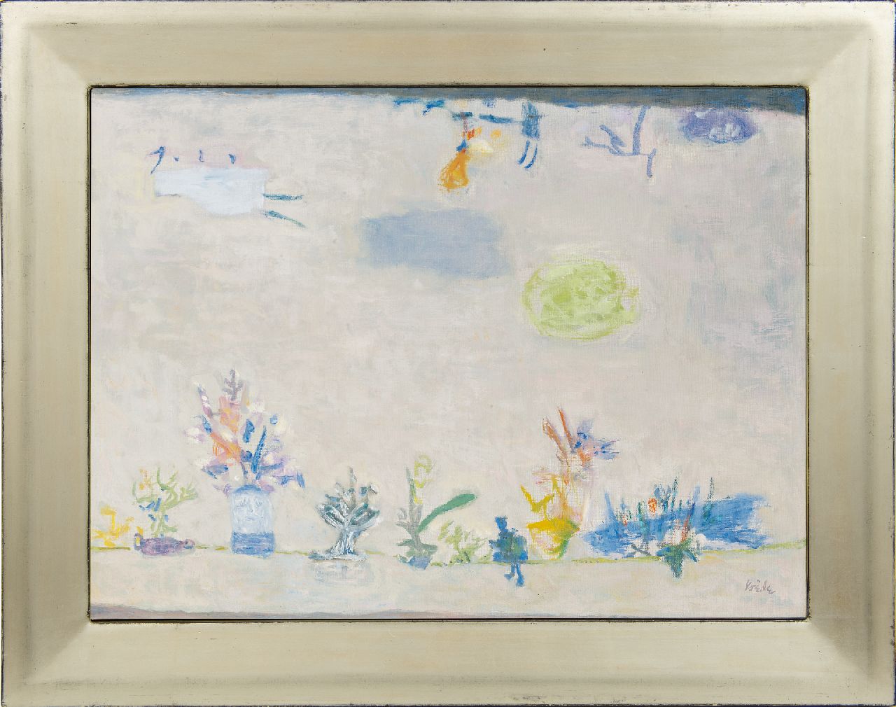 Roëde J.  | Jan Roëde | Schilderijen te koop aangeboden | Ver en toch dichtbij, olieverf op doek 44,9 x 59,9 cm, gesigneerd rechtsonder en te dateren ca. 1956