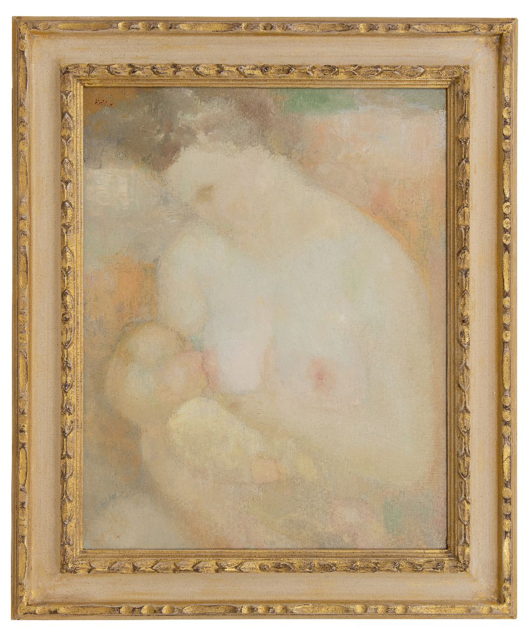 Kelder A.B. | Antonius Bernardus 'Toon' Kelder | Schilderijen te koop aangeboden | Zogende moeder, olieverf op doek 68,5 x 54,2 cm, gesigneerd linksboven (tweemaal) Kelder A.B. | Antonius Bernardus 'Toon' Kelder | Schilderijen te koop aangeboden | Zogende moeder, olieverf op doek 68,5 x 54,2 cm, gesigneerd linksboven (tweemaal)