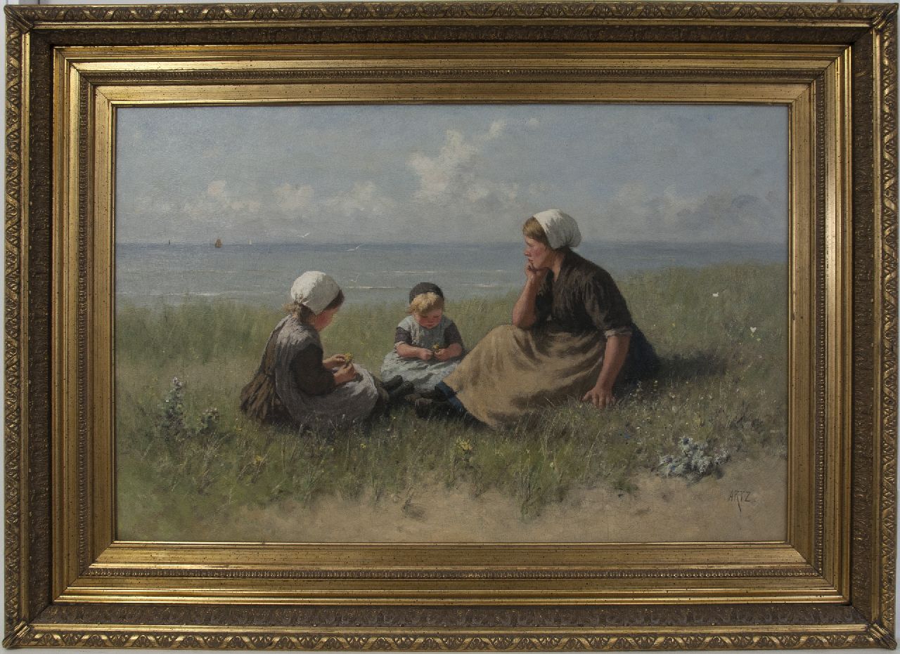 Artz D.A.C. | David Adolphe Constant Artz, Op het duin, olieverf op doek 60,3 x 90,2 cm, gesigneerd rechtsonder Artz D.A.C. | David Adolphe Constant Artz, Op het duin, olieverf op doek 60,3 x 90,2 cm, gesigneerd rechtsonder