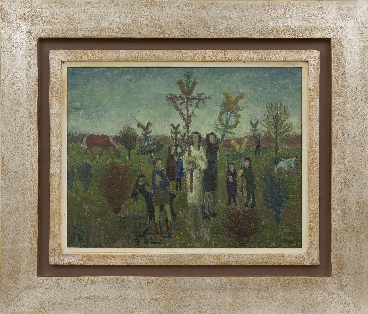 Andréa C. | Cornelis 'Kees' Andréa | Schilderijen te koop aangeboden | Palmpasen, olieverf op board op paneel 27,2 x 35,1 cm Andréa C. | Cornelis 'Kees' Andréa | Schilderijen te koop aangeboden | Palmpasen, olieverf op board op paneel 27,2 x 35,1 cm