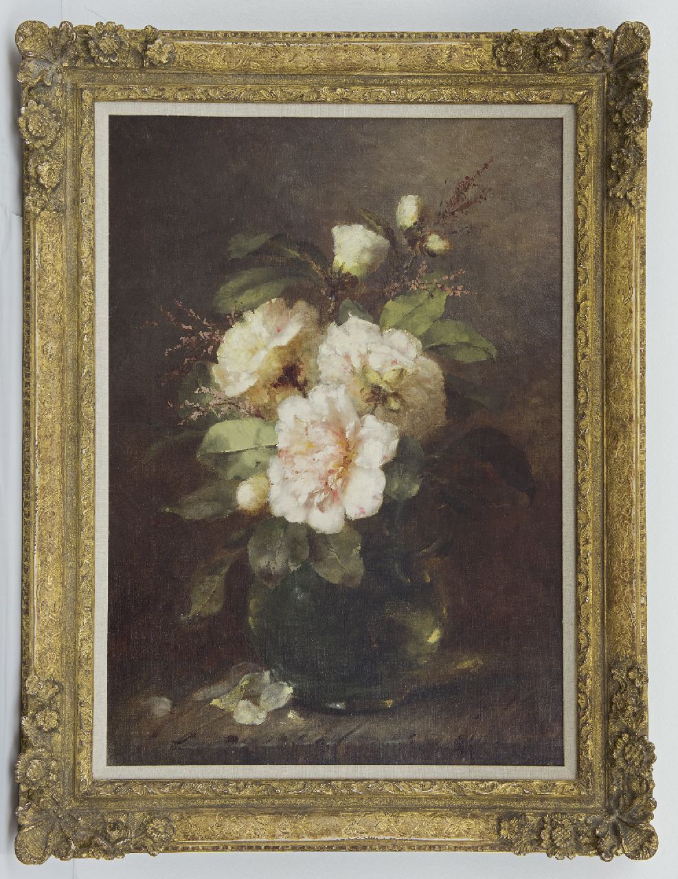 Breuer-Wikman F. | Frederika Breuer-Wikman, Stilleven met rozen, olieverf op doek 60,6 x 43,3 cm Breuer-Wikman F. | Frederika Breuer-Wikman, Stilleven met rozen, olieverf op doek 60,6 x 43,3 cm