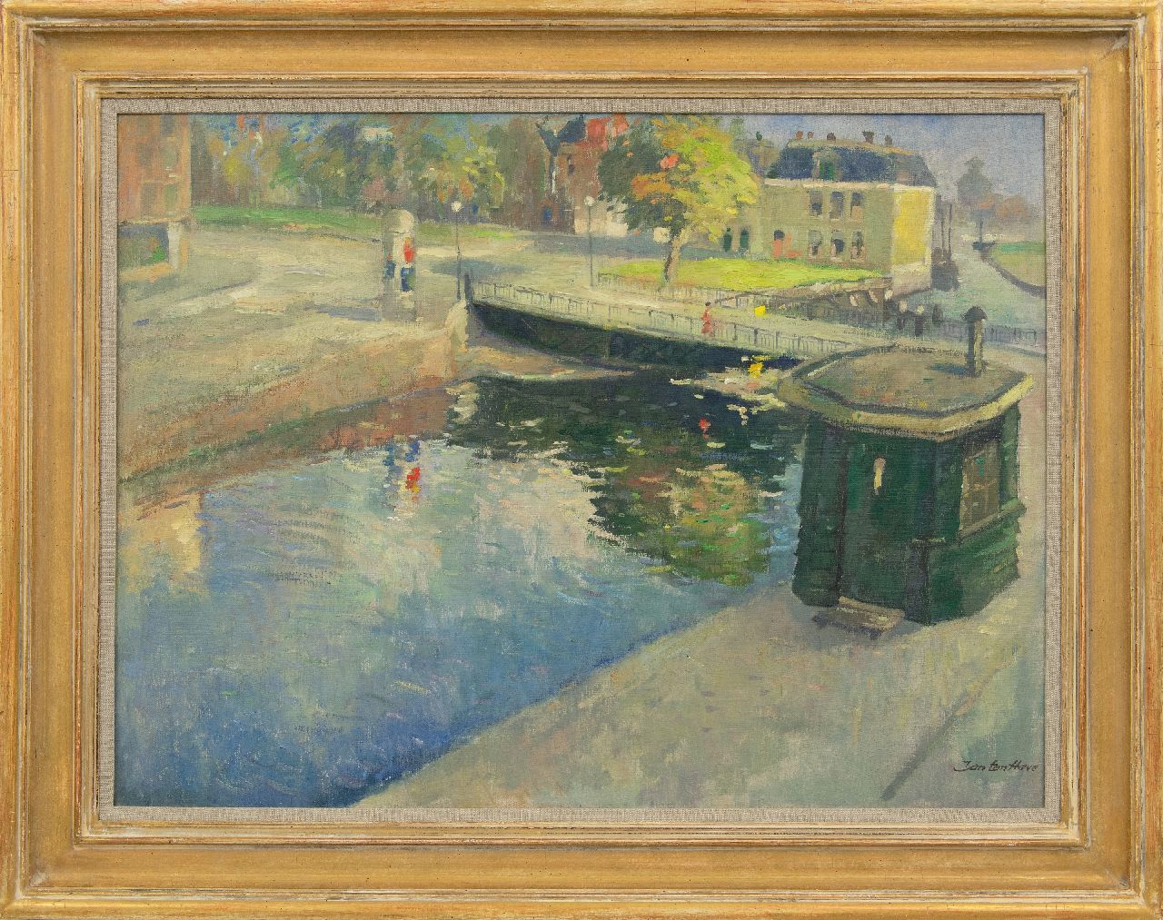 Have J. ten | Jan ten Have, De Steentilbrug, Groningen, olieverf op doek 60,0 x 80,0 cm, gesigneerd rechtsonder en te dateren ca. 1925-1930 Have J. ten | Jan ten Have, De Steentilbrug, Groningen, olieverf op doek 60,0 x 80,0 cm, gesigneerd rechtsonder en te dateren ca. 1925-1930