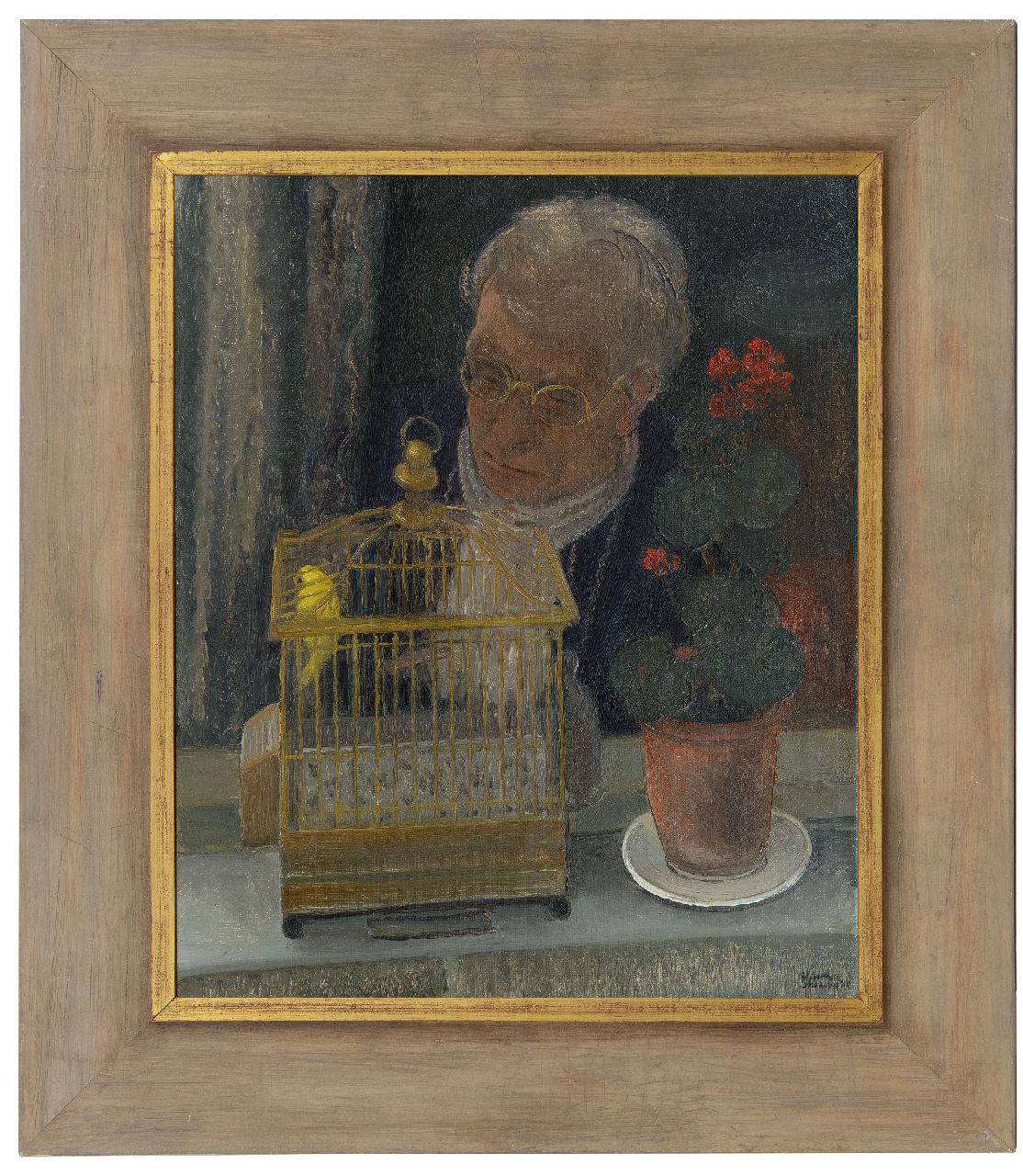 Meurs H.H. | 'Harmen' Hermanus Meurs, Haar pietje, olieverf op doek 55,3 x 46,1 cm, gesigneerd rechtsonder en gedateerd '30 Meurs H.H. | 'Harmen' Hermanus Meurs, Haar pietje, olieverf op doek 55,3 x 46,1 cm, gesigneerd rechtsonder en gedateerd '30