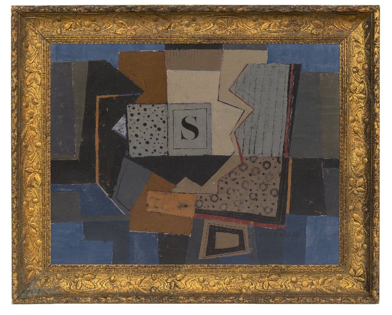 Keus K. | Kees Keus | Schilderijen te koop aangeboden | Compositie, olieverf op papier 47,0 x 60,7 cm, gesigneerd rechtsonder Keus K. | Kees Keus | Schilderijen te koop aangeboden | Compositie, olieverf op papier 47,0 x 60,7 cm, gesigneerd rechtsonder