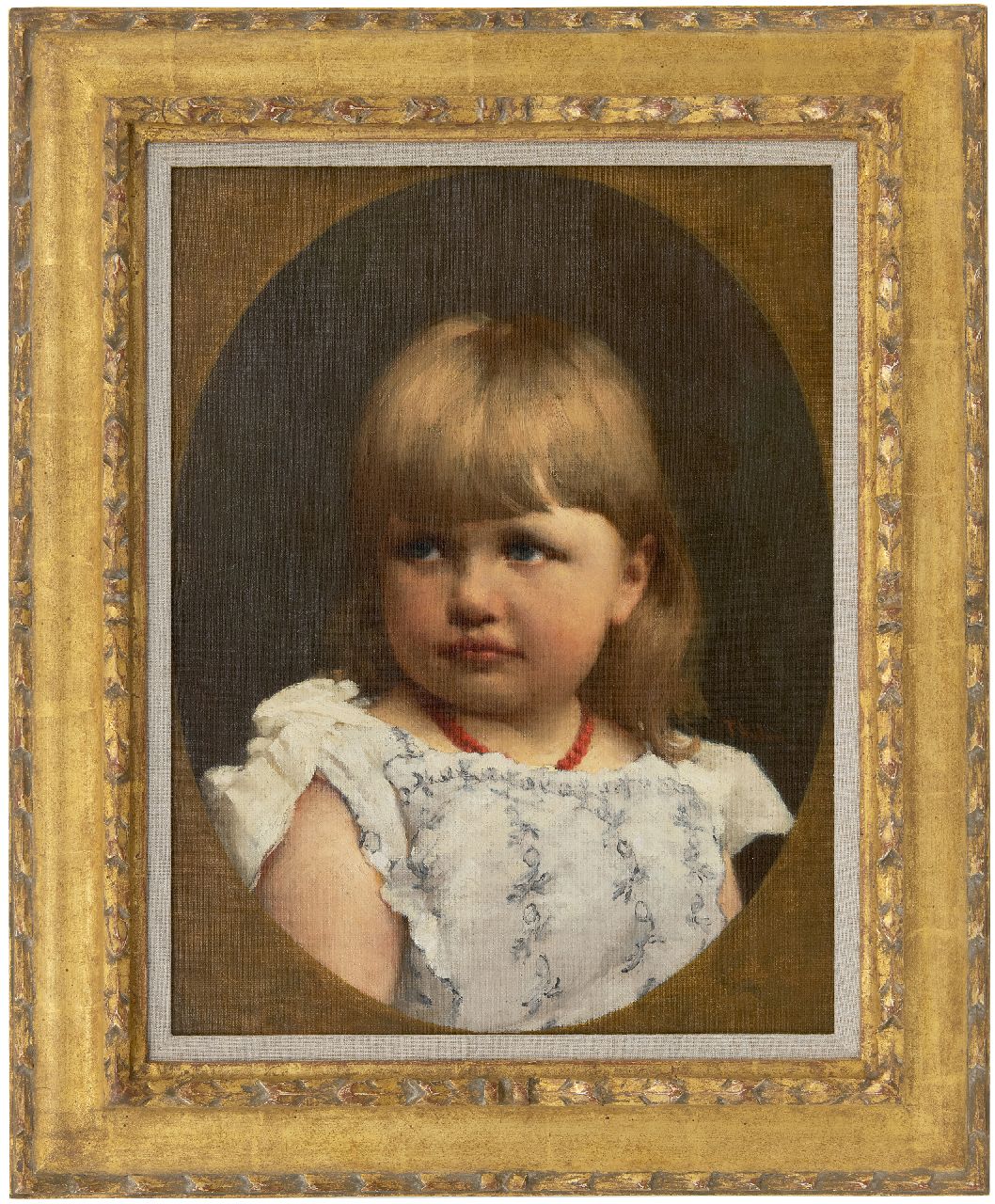 Tholen W.B. | Willem Bastiaan Tholen | Schilderijen te koop aangeboden | Kinderportret, olieverf op doek 44,3 x 34,2 cm, gesigneerd rechts van het midden Tholen W.B. | Willem Bastiaan Tholen | Schilderijen te koop aangeboden | Kinderportret, olieverf op doek 44,3 x 34,2 cm, gesigneerd rechts van het midden