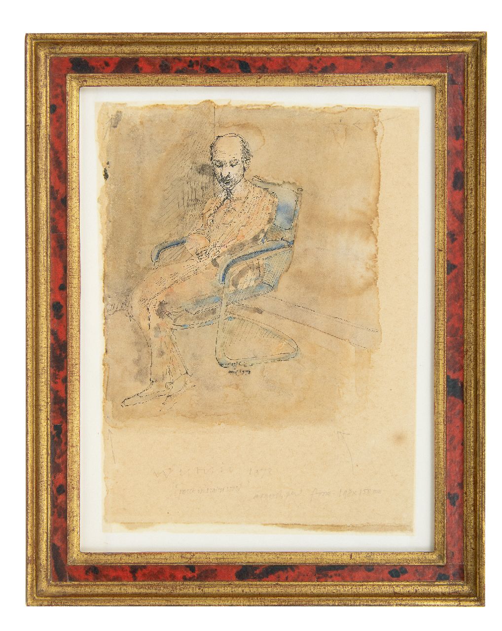 Westerik J. | Jacobus 'Co' Westerik | Aquarellen en tekeningen te koop aangeboden | Poëet in stalen stoel, pen, inkt en aquarel op papier 20,0 x 15,0 cm, gesigneerd middenonder en gedateerd april 1973 Westerik J. | Jacobus 'Co' Westerik | Aquarellen en tekeningen te koop aangeboden | Poëet in stalen stoel, pen, inkt en aquarel op papier 20,0 x 15,0 cm, gesigneerd middenonder en gedateerd april 1973
