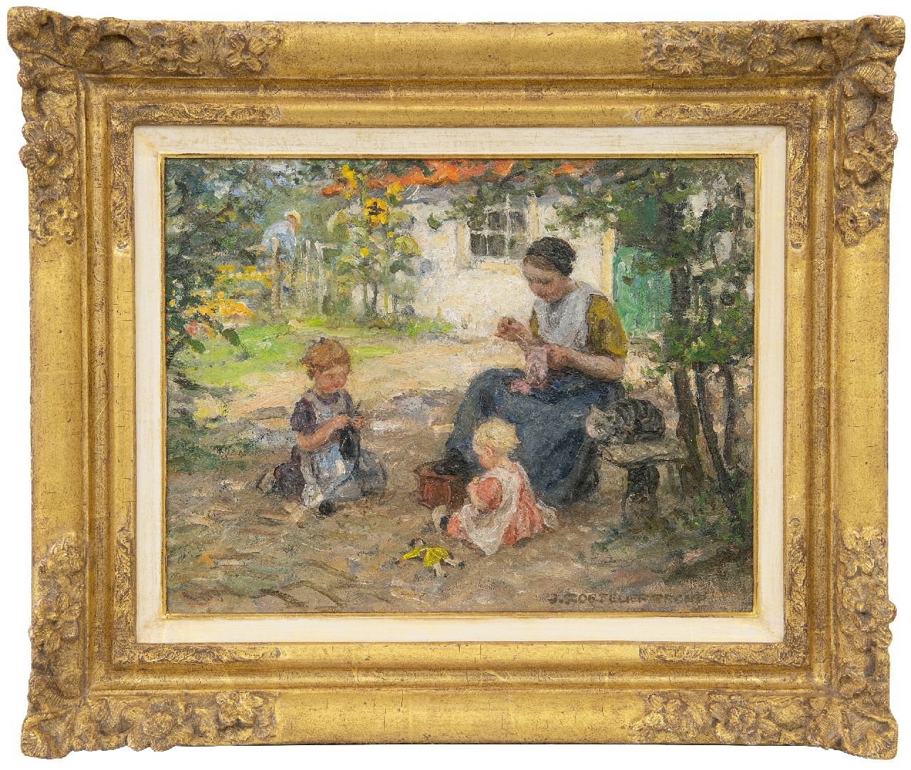 Zoetelief Tromp J. | Johannes 'Jan' Zoetelief Tromp, Jong geleerd, oud gedaan, olieverf op doek 27,4 x 35,2 cm, gesigneerd rechtsonder en verso Zoetelief Tromp J. | Johannes 'Jan' Zoetelief Tromp, Jong geleerd, oud gedaan, olieverf op doek 27,4 x 35,2 cm, gesigneerd rechtsonder en verso