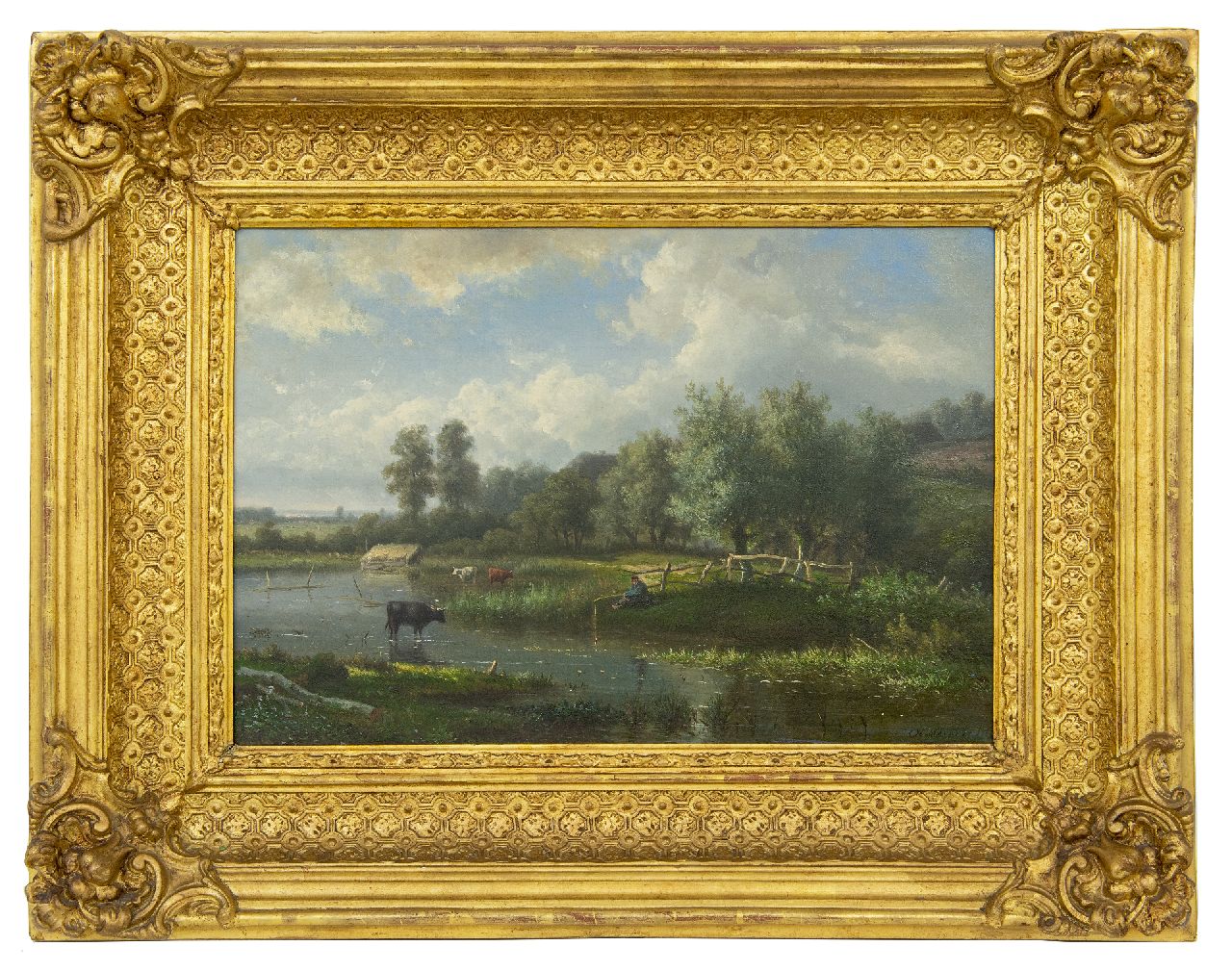 Meiners C.H. | Claas Hendrik Meiners | Schilderijen te koop aangeboden | In de uiterwaarden bij Oosterbeek, olieverf op doek 36,6 x 53,0 cm, gesigneerd rechtsonder en gedateerd '86 Meiners C.H. | Claas Hendrik Meiners | Schilderijen te koop aangeboden | In de uiterwaarden bij Oosterbeek, olieverf op doek 36,6 x 53,0 cm, gesigneerd rechtsonder en gedateerd '86