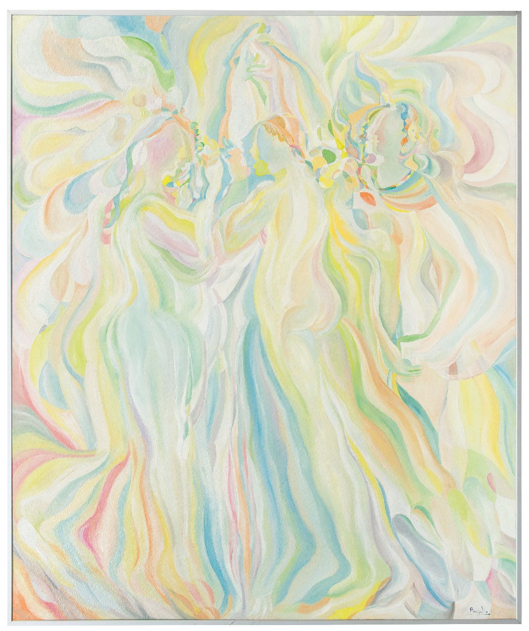 Bergallo A.  | Armando Bergallo | Schilderijen te koop aangeboden | De drie Gratiën, olieverf op doek 133,0 x 113,0 cm, gesigneerd rechtsonder