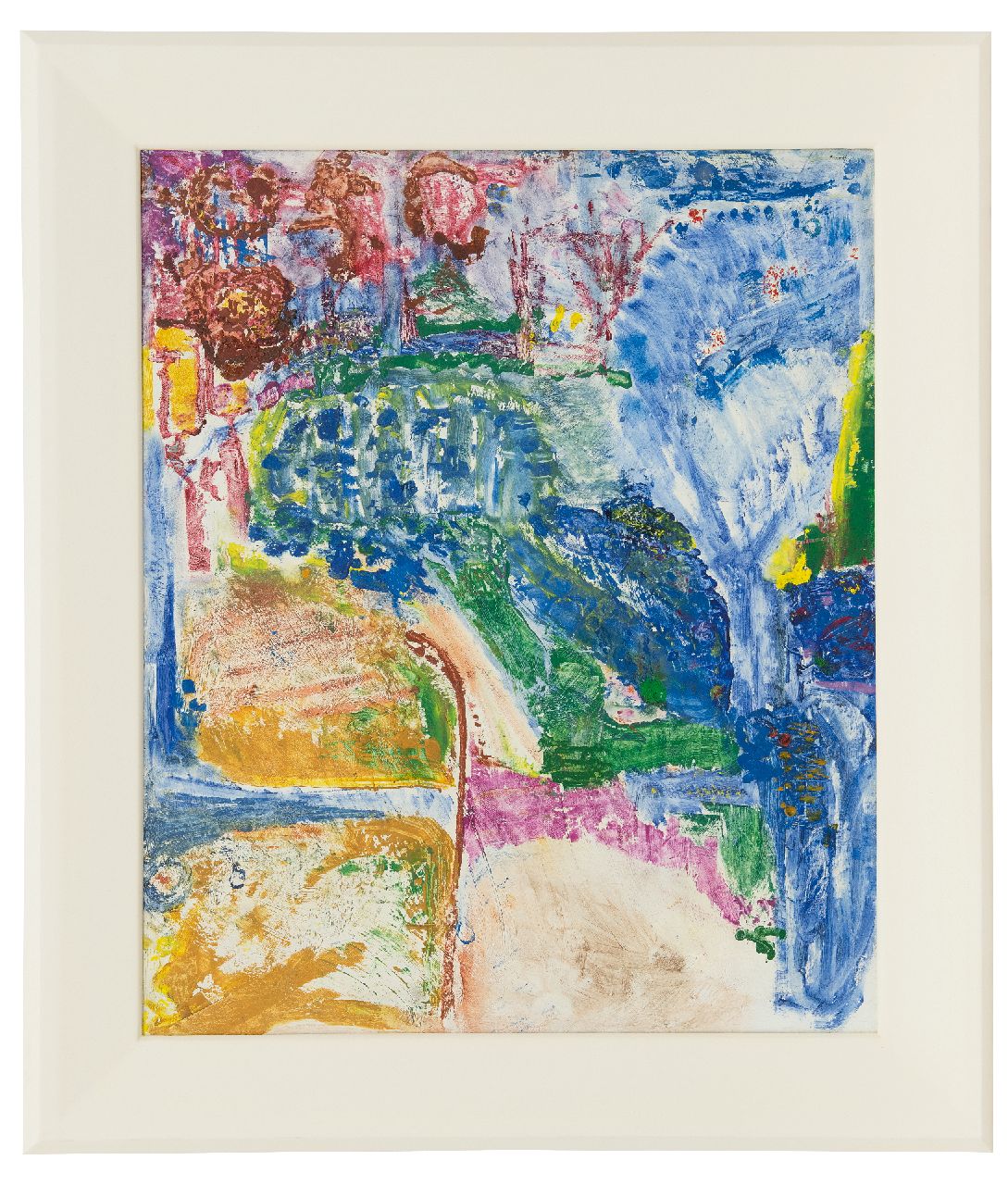 Hansen J.G. | Jacob Gerard 'Job' Hansen | Schilderijen te koop aangeboden | De tweede gracht, olieverf op paneel 60,8 x 50,5 cm, gesigneerd verso en verso gedateerd April 1955 Hansen J.G. | Jacob Gerard 'Job' Hansen | Schilderijen te koop aangeboden | De tweede gracht, olieverf op paneel 60,8 x 50,5 cm, gesigneerd verso en verso gedateerd April 1955