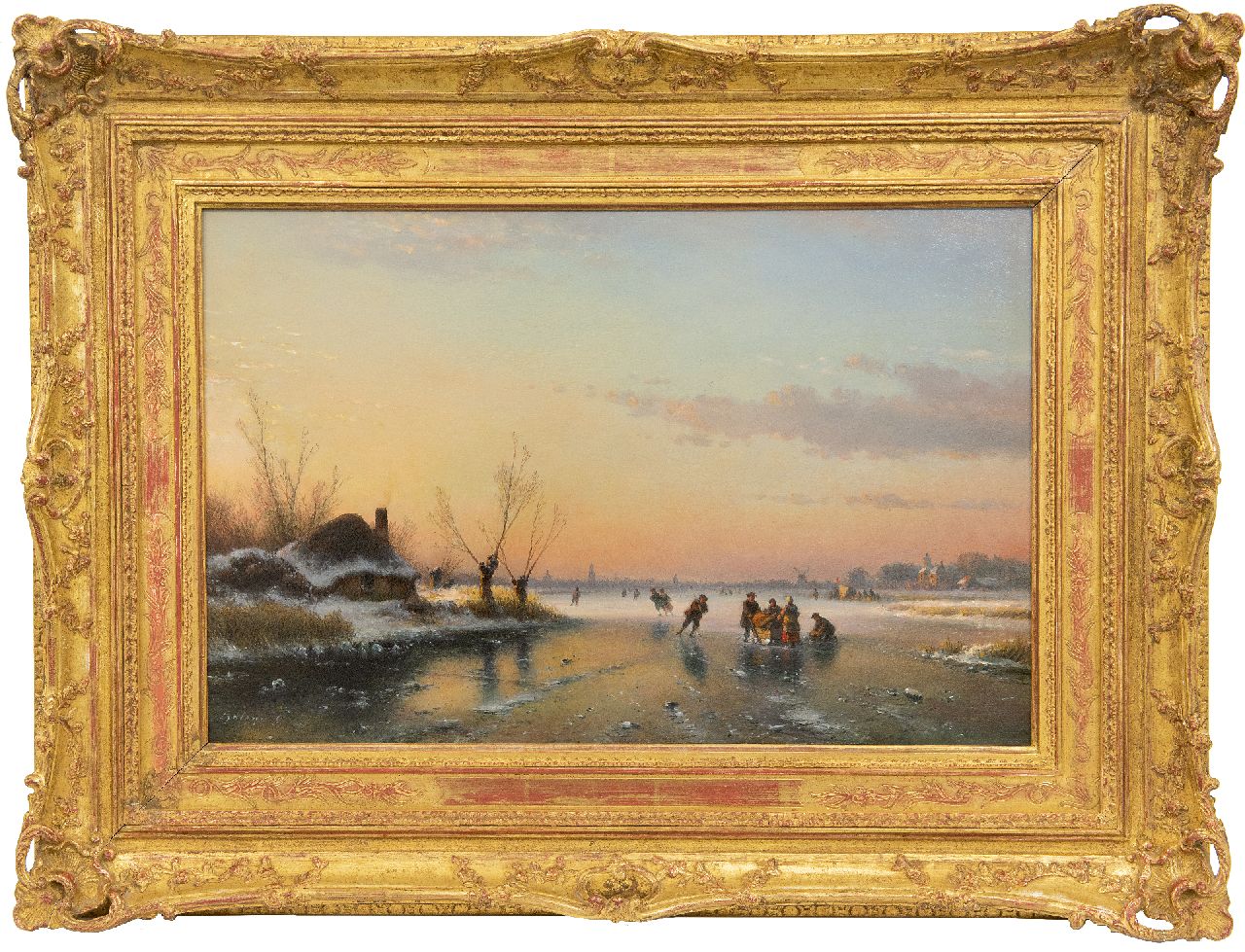 Kleijn L.J. | Lodewijk Johannes Kleijn, Wintergezicht, olieverf op paneel 33,9 x 52,1 cm, gesigneerd linksonder Kleijn L.J. | Lodewijk Johannes Kleijn, Wintergezicht, olieverf op paneel 33,9 x 52,1 cm, gesigneerd linksonder