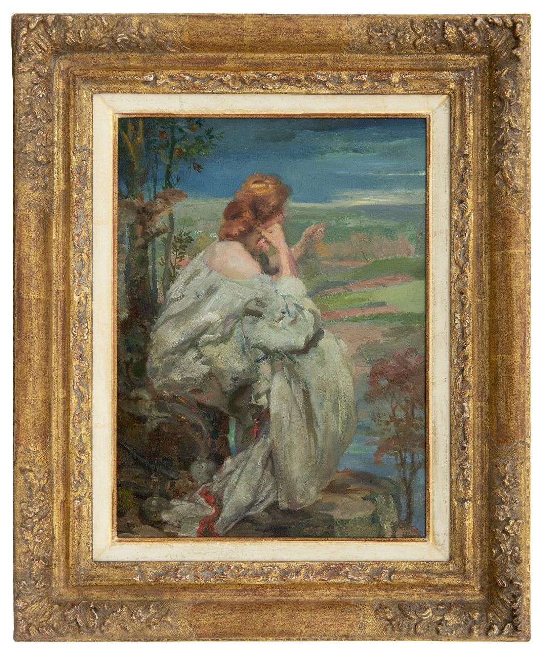 Luns H.M. | Hubert Marie 'Huib' Luns, De Sibylle de Cumes, olieverf op paneel 32,6 x 23,9 cm, gesigneerd rechtsonder en gedateerd '06 Luns H.M. | Hubert Marie 'Huib' Luns, De Sibylle de Cumes, olieverf op paneel 32,6 x 23,9 cm, gesigneerd rechtsonder en gedateerd '06
