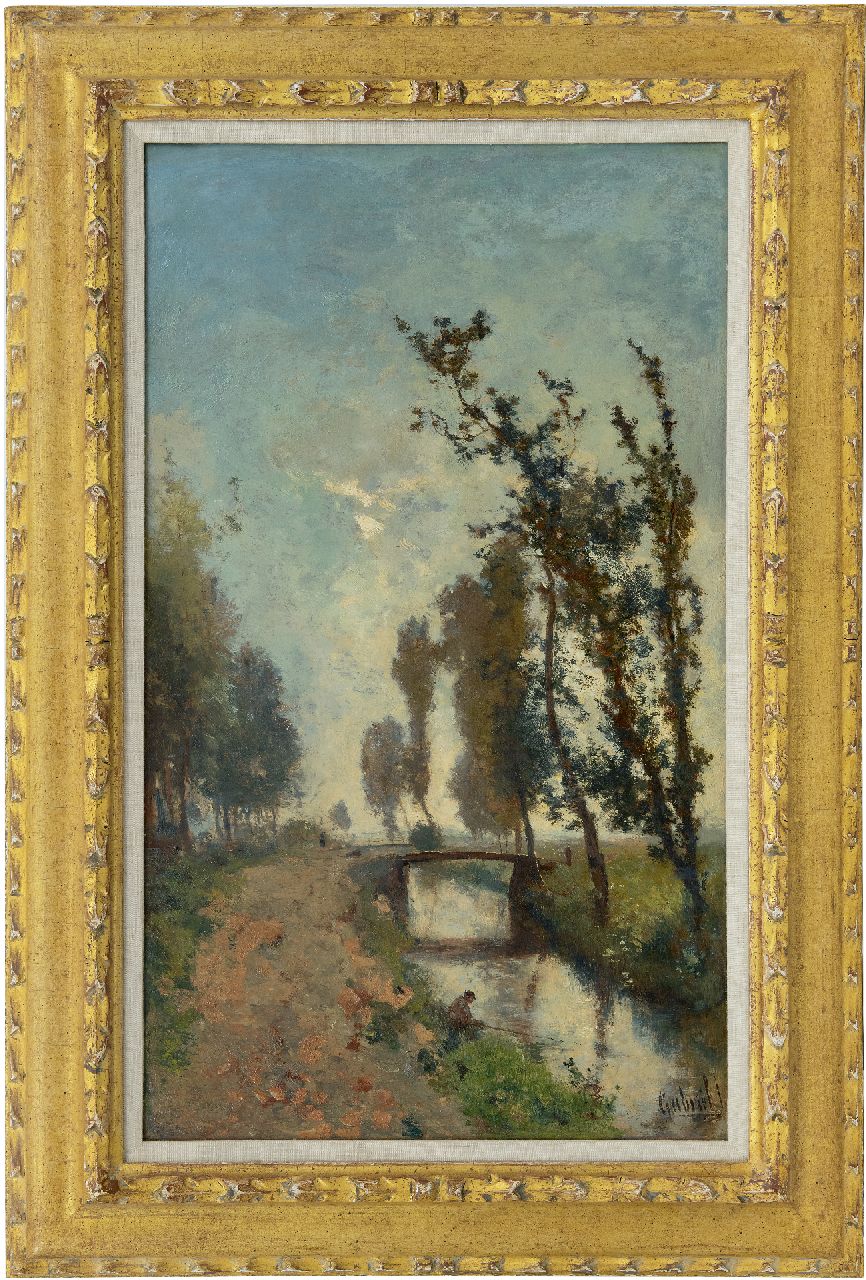 Gabriel P.J.C. | Paul Joseph Constantin 'Constan(t)' Gabriel | Schilderijen te koop aangeboden | Ochtendstemming, olieverf op doek 60,5 x 35,9 cm, gesigneerd rechtsonder Gabriel P.J.C. | Paul Joseph Constantin 'Constan(t)' Gabriel | Schilderijen te koop aangeboden | Ochtendstemming, olieverf op doek 60,5 x 35,9 cm, gesigneerd rechtsonder