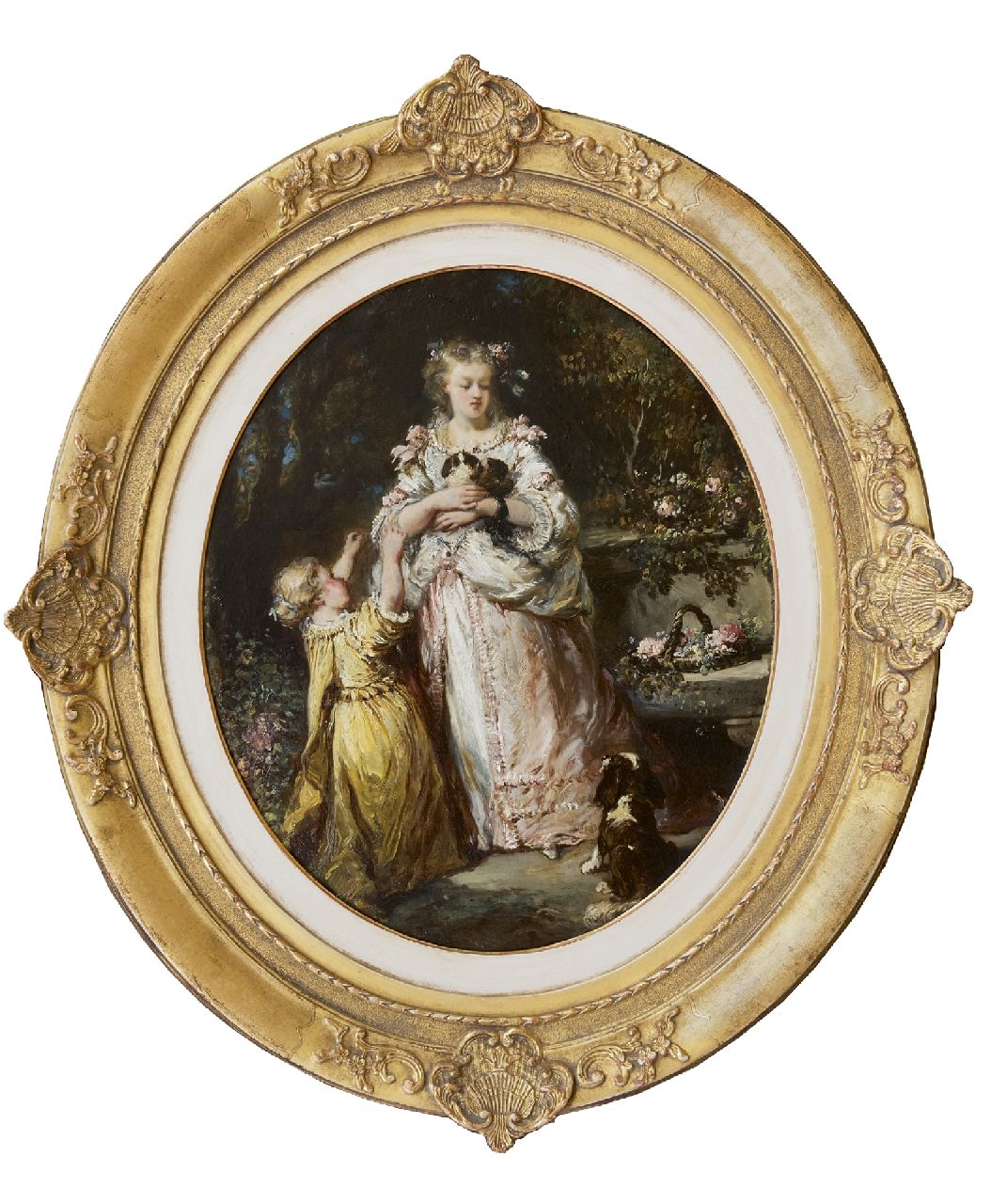 Isabey L.G.E. | Louis Gabriel 'Eugène' Isabey | Schilderijen te koop aangeboden | Het nieuwe nestje, olieverf op doek 47,3 x 39,2 cm, gesigneerd rechtsonder en gedateerd 1852 Isabey L.G.E. | Louis Gabriel 'Eugène' Isabey | Schilderijen te koop aangeboden | Het nieuwe nestje, olieverf op doek 47,3 x 39,2 cm, gesigneerd rechtsonder en gedateerd 1852