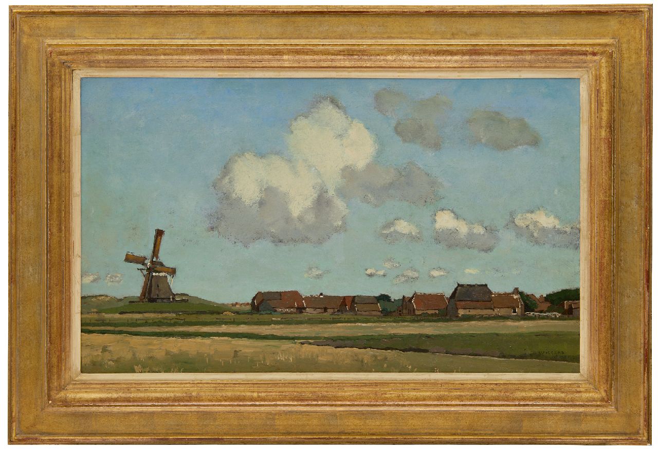 Wiggers D. | Dirk 'Derk' Wiggers | Schilderijen te koop aangeboden | Op Ameland, olieverf op doek 38,1 x 63,3 cm, gesigneerd rechtsonder Wiggers D. | Dirk 'Derk' Wiggers | Schilderijen te koop aangeboden | Op Ameland, olieverf op doek 38,1 x 63,3 cm, gesigneerd rechtsonder