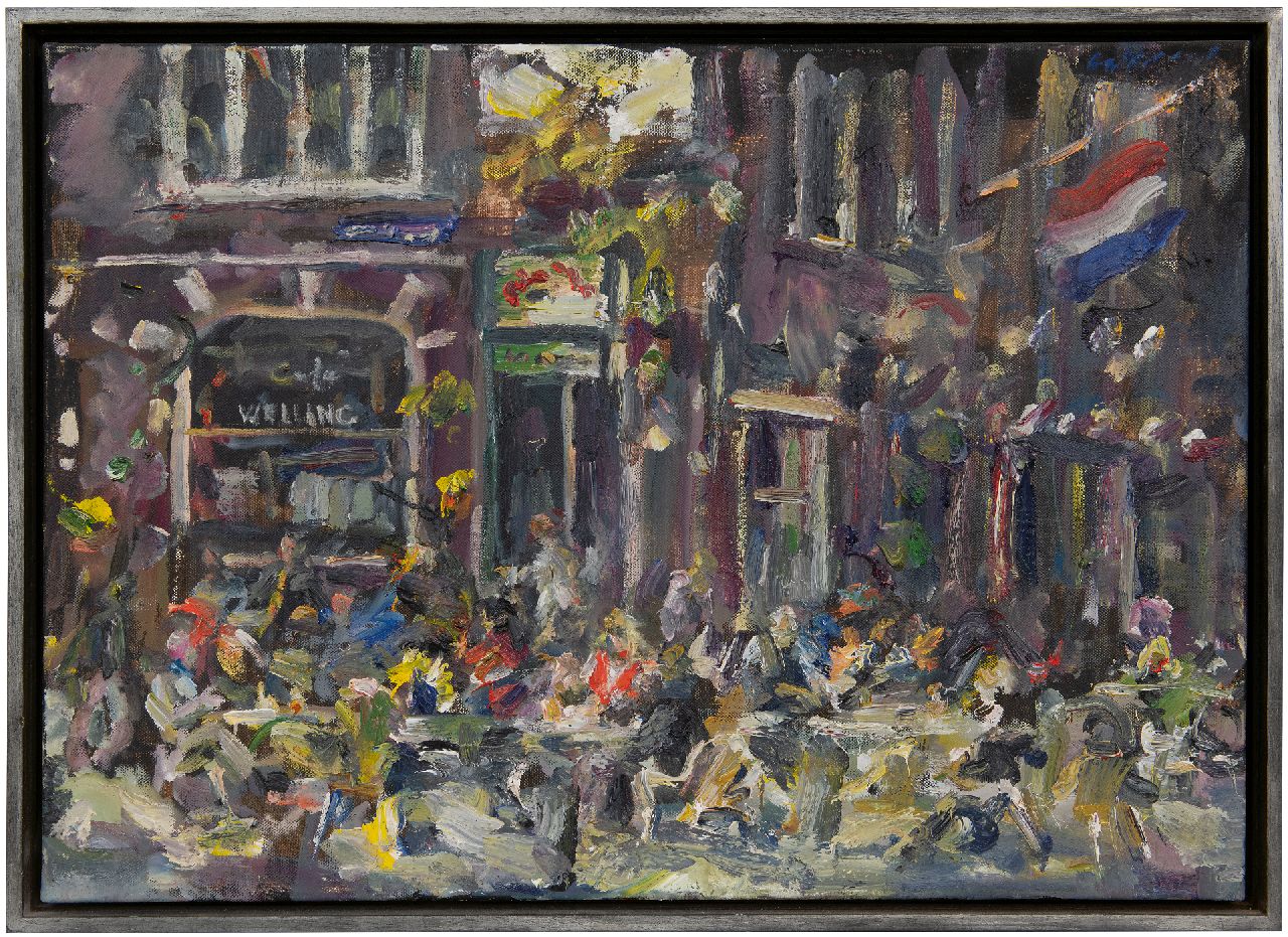Leippert J. | Jürgen Leippert | Schilderijen te koop aangeboden | Café Welling, Amsterdam, olieverf op doek 50,0 x 69,8 cm, gesigneerd rechtsboven en verso en gedateerd 4.5.07 Leippert J. | Jürgen Leippert | Schilderijen te koop aangeboden | Café Welling, Amsterdam, olieverf op doek 50,0 x 69,8 cm, gesigneerd rechtsboven en verso en gedateerd 4.5.07