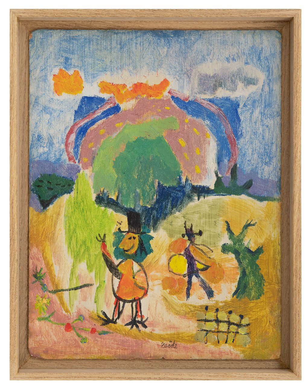 Roëde J. | Jan Roëde | Schilderijen te koop aangeboden | Zonder titel, olieverf op schildersboard 35,0 x 27,0 cm, gesigneerd middenonder en te dateren ca. 1946-1948 Roëde J. | Jan Roëde | Schilderijen te koop aangeboden | Zonder titel, olieverf op schildersboard 35,0 x 27,0 cm, gesigneerd middenonder en te dateren ca. 1946-1948