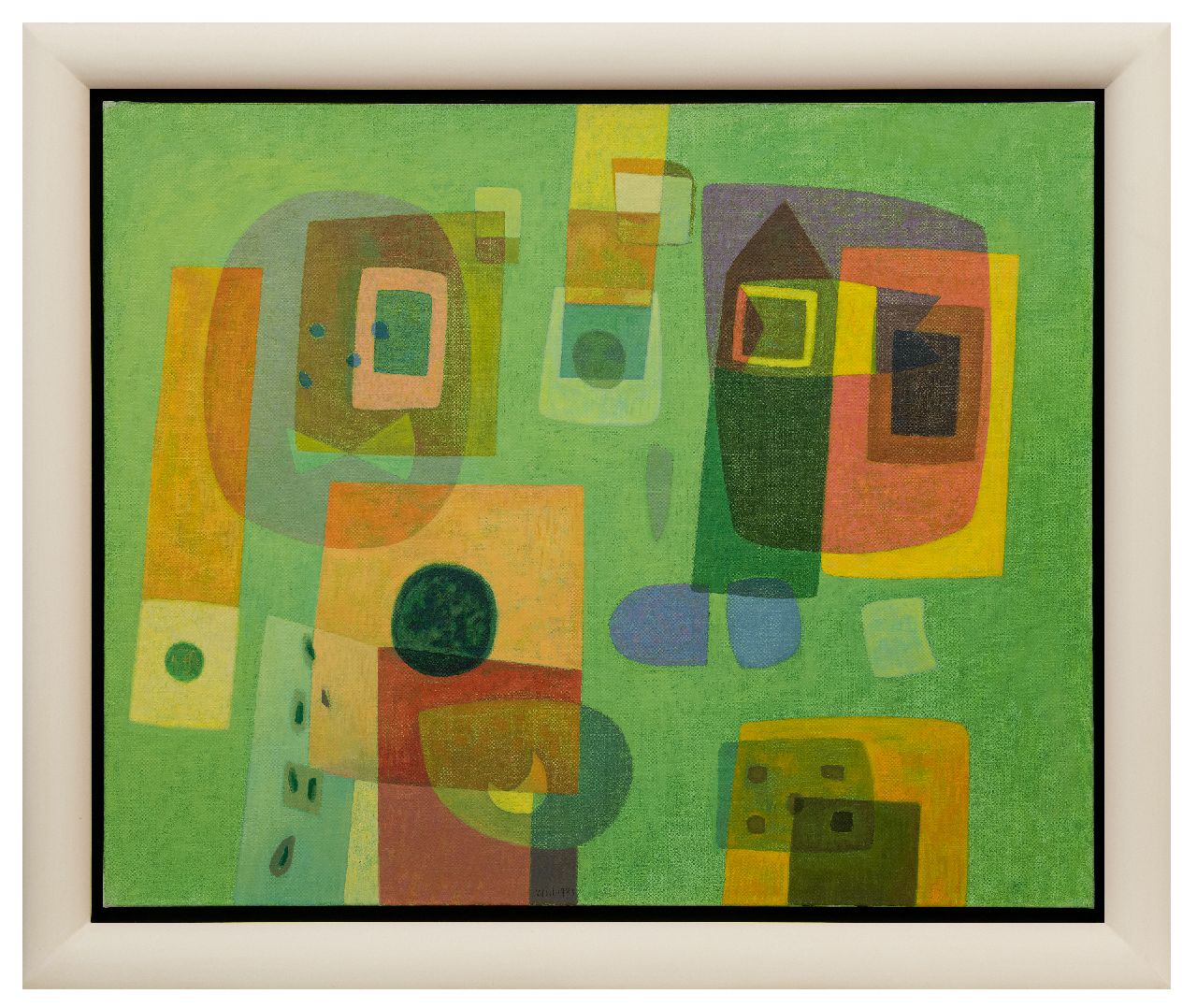 Leewens W.J.  | Willibrordus Joseph 'Will' Leewens | Schilderijen te koop aangeboden | Transparant, olieverf op doek 80,1 x 100,4 cm, gesigneerd middenonder en gedateerd 1983