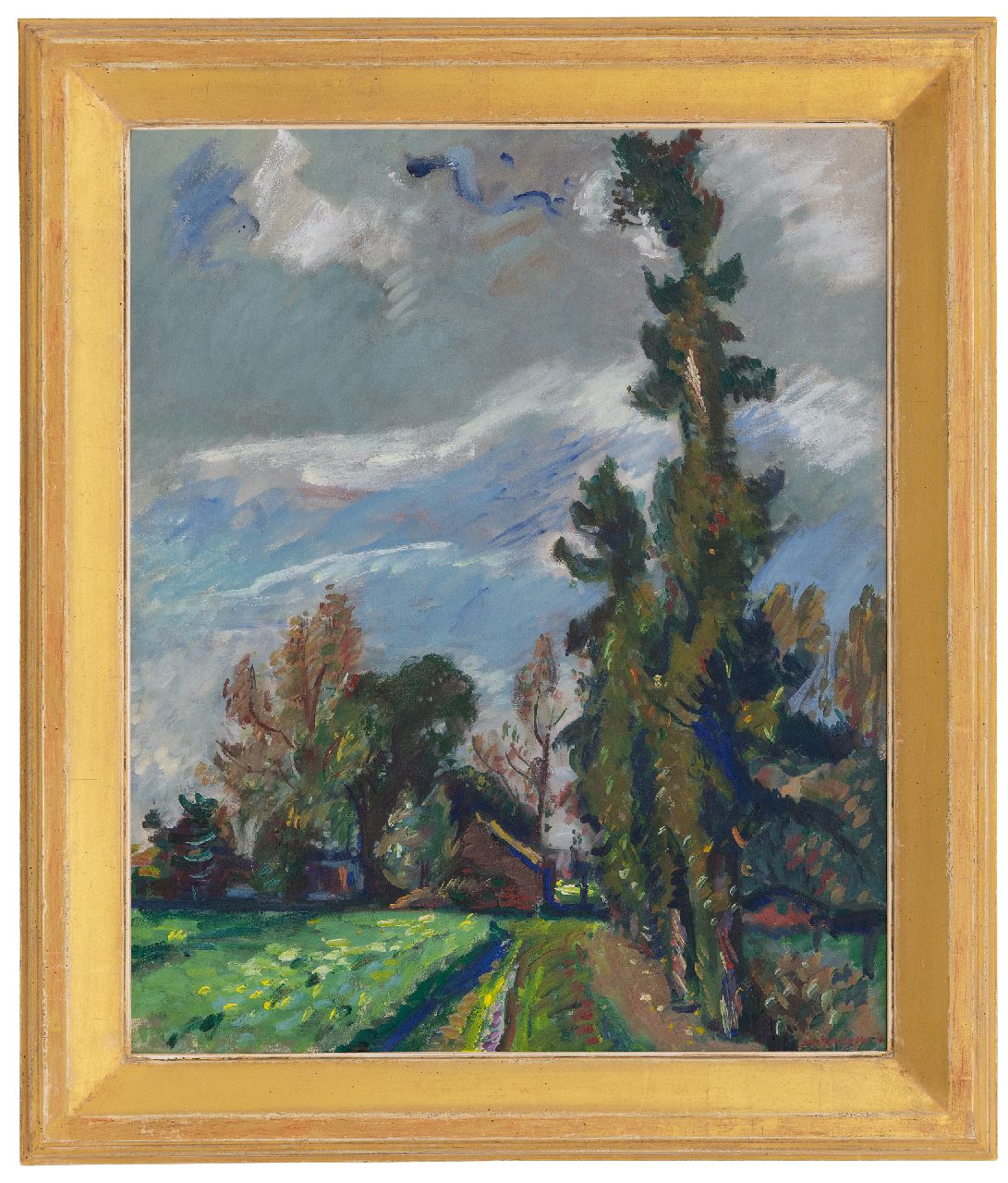 Wiegers J. | Jan Wiegers | Schilderijen te koop aangeboden | Landschap Veluwe, olieverf op doek 61,4 x 50,5 cm, gesigneerd rechtsonder en gedateerd '41 Wiegers J. | Jan Wiegers | Schilderijen te koop aangeboden | Landschap Veluwe, olieverf op doek 61,4 x 50,5 cm, gesigneerd rechtsonder en gedateerd '41