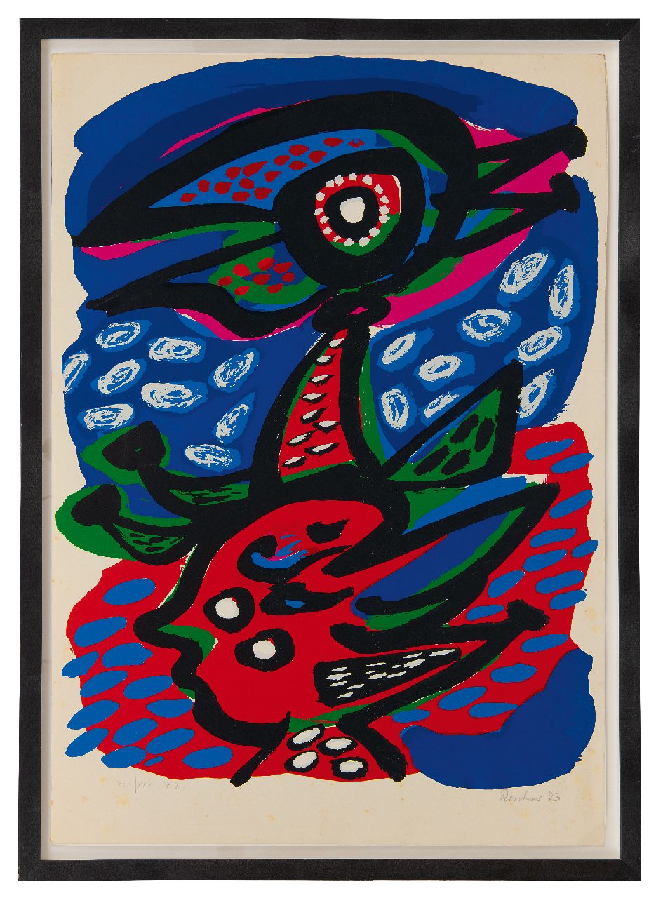 Rooskens J.A. | Joseph Antoon 'Anton' Rooskens | Grafiek te koop aangeboden | Compositie, litho 70,0 x 49,6 cm, gesigneerd rechtsonder (in potlood) en gedateerd '73 (in potlood) Rooskens J.A. | Joseph Antoon 'Anton' Rooskens | Grafiek te koop aangeboden | Compositie, litho 70,0 x 49,6 cm, gesigneerd rechtsonder (in potlood) en gedateerd '73 (in potlood)