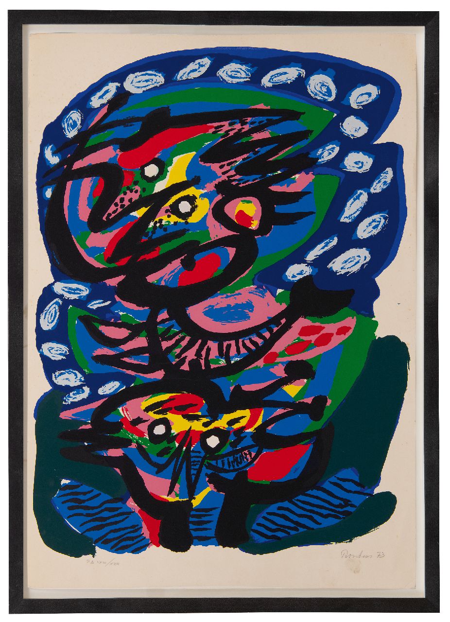 Rooskens J.A. | Joseph Antoon 'Anton' Rooskens | Grafiek te koop aangeboden | Compositie, litho op papier 70,1 x 49,7 cm, gesigneerd rechtsonder (in potlood) en gedateerd '73 (in potlood) Rooskens J.A. | Joseph Antoon 'Anton' Rooskens | Grafiek te koop aangeboden | Compositie, litho op papier 70,1 x 49,7 cm, gesigneerd rechtsonder (in potlood) en gedateerd '73 (in potlood)