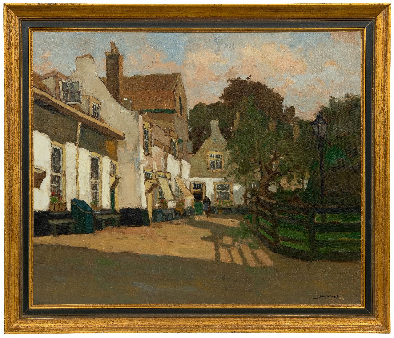 Kropff J. | Johan 'Joop' Kropff | Schilderijen te koop aangeboden | Het Elisabethhofje, Leiden, olieverf op doek 50,4 x 60,5 cm, gesigneerd rechtsonder Kropff J. | Johan 'Joop' Kropff | Schilderijen te koop aangeboden | Het Elisabethhofje, Leiden, olieverf op doek 50,4 x 60,5 cm, gesigneerd rechtsonder