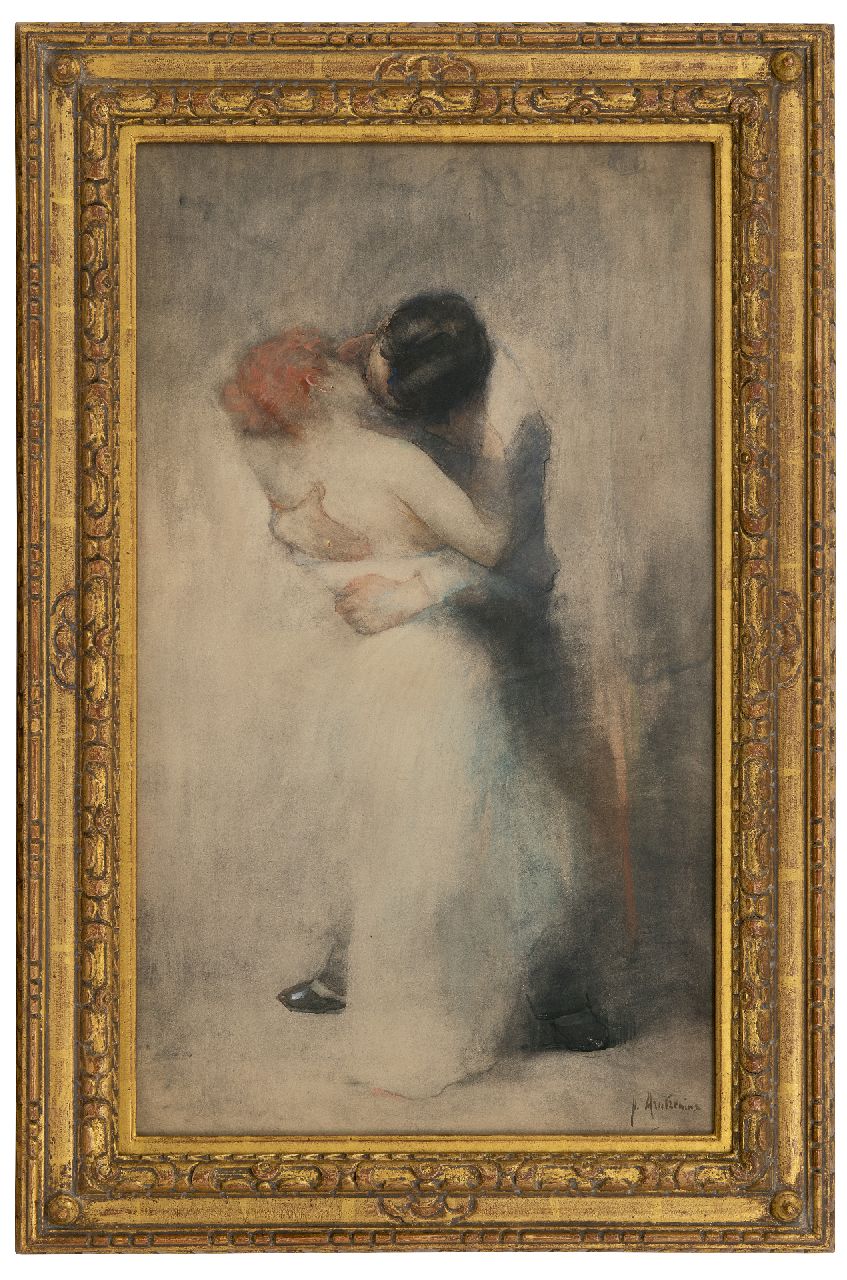 Arntzenius P.F.N.J. | Pieter Florentius Nicolaas Jacobus 'Floris' Arntzenius, Hartstocht, pastel en aquarel op papier 68,7 x 40,5 cm, gesigneerd rechtsonder en te dateren ca. 1892 Arntzenius P.F.N.J. | Pieter Florentius Nicolaas Jacobus 'Floris' Arntzenius, Hartstocht, pastel en aquarel op papier 68,7 x 40,5 cm, gesigneerd rechtsonder en te dateren ca. 1892
