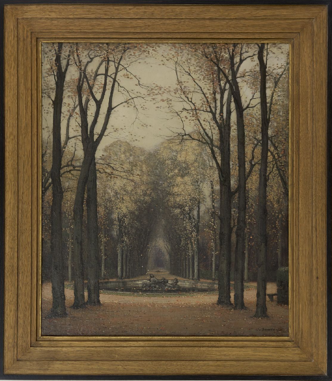 Bogaerts J.J.M.  | Johannes Jacobus Maria 'Jan' Bogaerts | Schilderijen te koop aangeboden | Herfst in het park van Versailles, olieverf op doek 65,4 x 55,8 cm, gesigneerd rechtsonder en gedateerd 1913