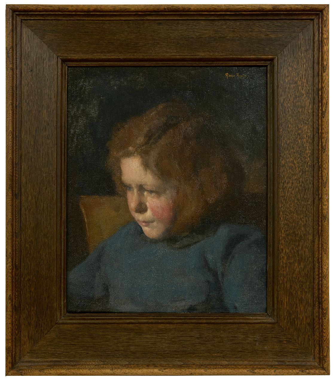 Rueter W.C.G. | Wilhelm Christian 'Georg' Rueter, Nelly, olieverf op doek 40,5 x 33,3 cm, gesigneerd rechtsboven Rueter W.C.G. | Wilhelm Christian 'Georg' Rueter, Nelly, olieverf op doek 40,5 x 33,3 cm, gesigneerd rechtsboven