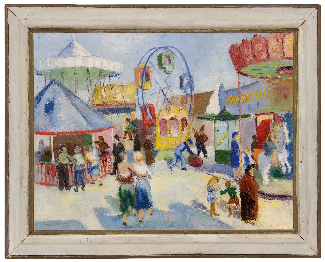 Hesterman F.C.  | F.C. Hesterman | Schilderijen te koop aangeboden | Kermis, olieverf op doek 45,7 x 60,4 cm, gesigneerd linksonder en gedateerd '38