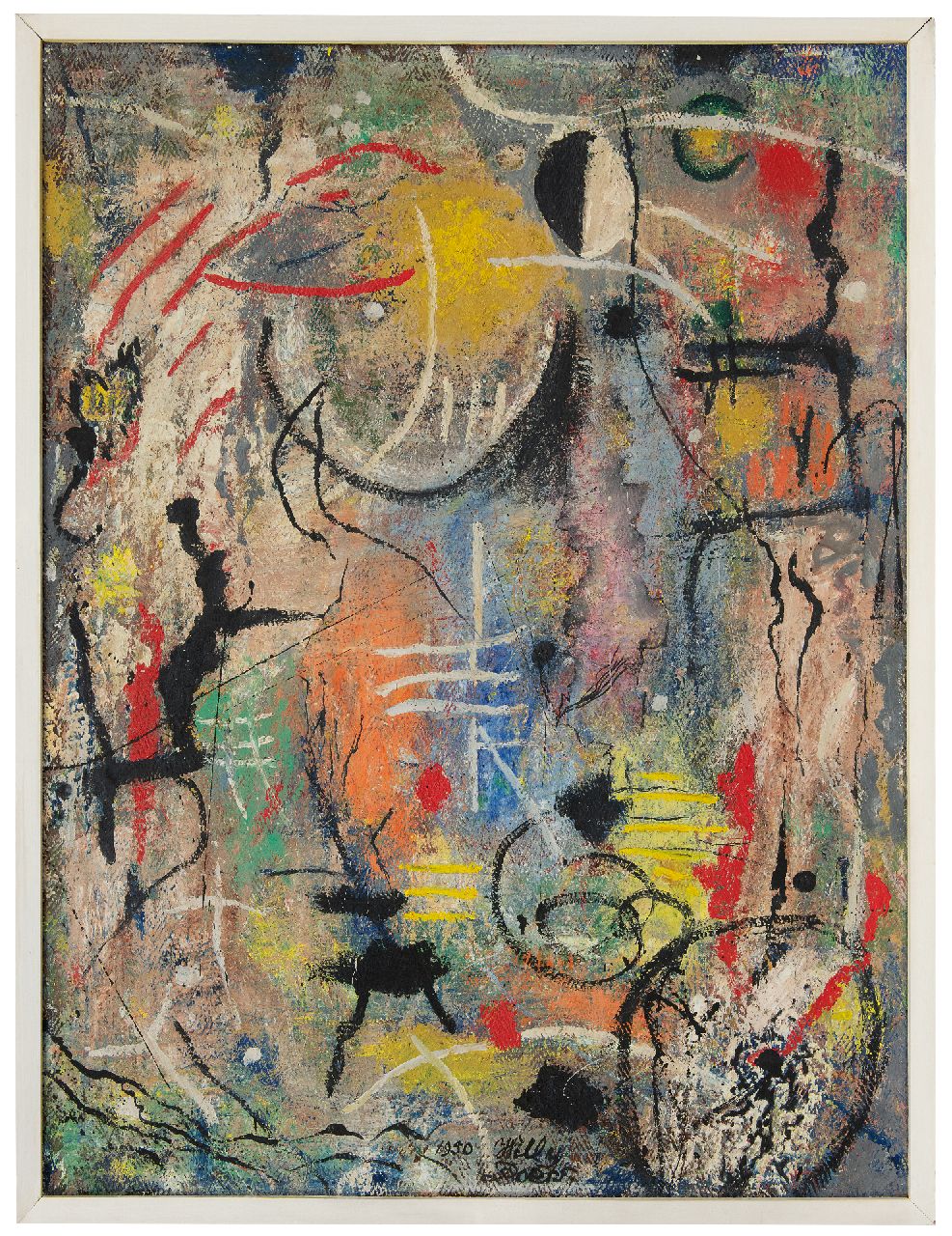 Boers W.H.F. | 'Willy' Herman Friederich Boers, Geboorte van de droom, olieverf op doek 100,5 x 75,3 cm, gesigneerd middenonder en gedateerd 1950 Boers W.H.F. | 'Willy' Herman Friederich Boers, Geboorte van de droom, olieverf op doek 100,5 x 75,3 cm, gesigneerd middenonder en gedateerd 1950