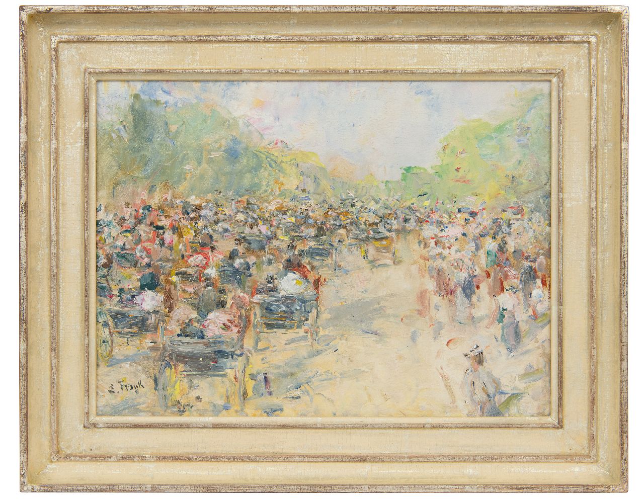 Frank L. | Lucien Frank | Schilderijen te koop aangeboden | Printemps, olieverf op paneel 23,9 x 32,6 cm, gesigneerd linksonder Frank L. | Lucien Frank | Schilderijen te koop aangeboden | Printemps, olieverf op paneel 23,9 x 32,6 cm, gesigneerd linksonder