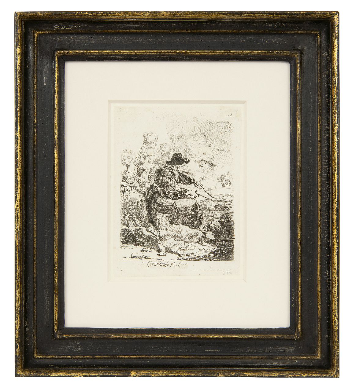 Rembrandt (Rembrandt Harmensz. van Rijn) | Rembrandt (Rembrandt Harmensz. van Rijn), De pannenkoekenbakster, ets op papier 10,9 x 7,8 cm, gesigneerd middenonder (in de plaat) en gedateerd 1635 (in de plaat) Rembrandt (Rembrandt Harmensz. van Rijn) | Rembrandt (Rembrandt Harmensz. van Rijn), De pannenkoekenbakster, ets op papier 10,9 x 7,8 cm, gesigneerd middenonder (in de plaat) en gedateerd 1635 (in de plaat)