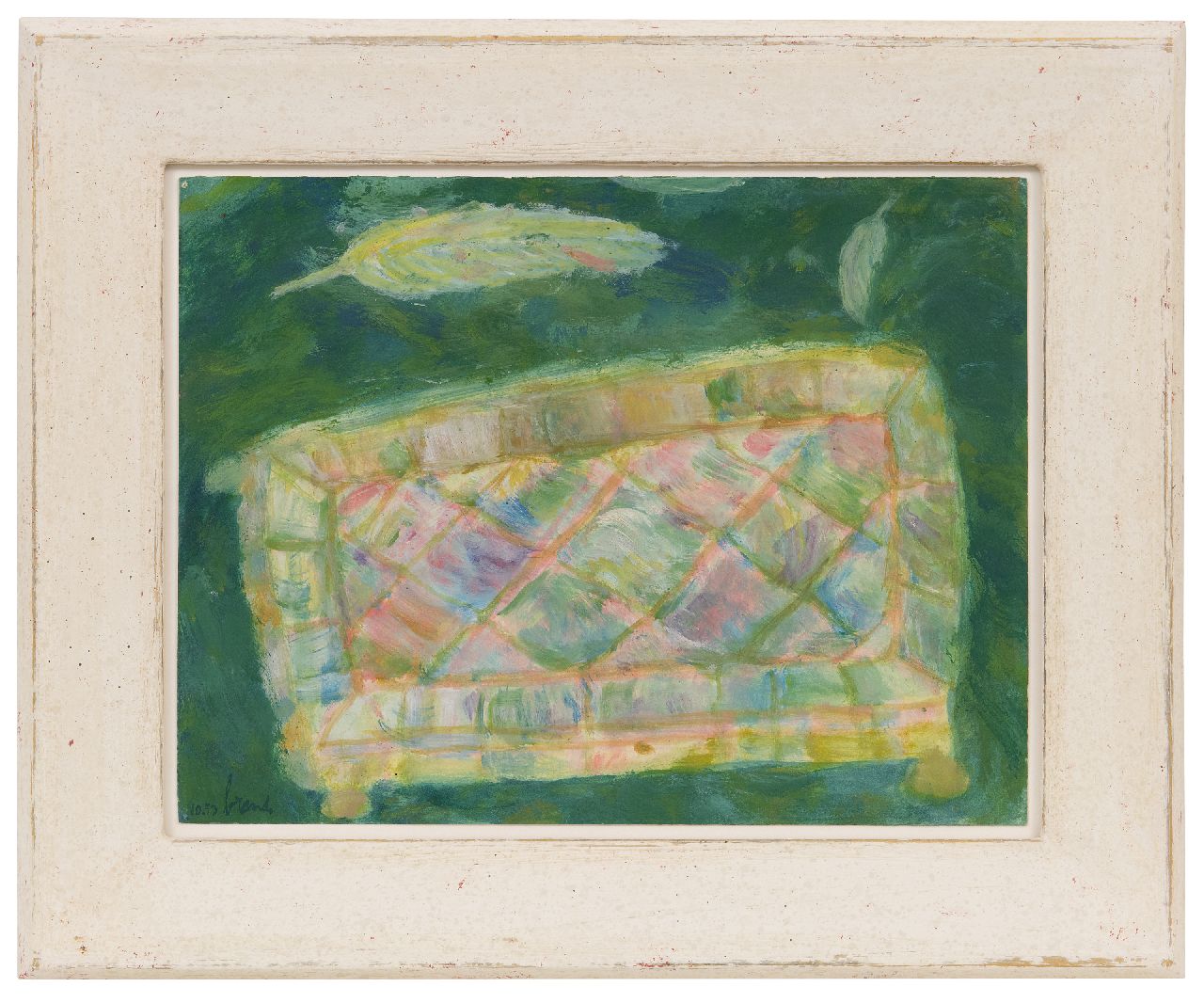 Brands E.A.M. | Eugenius Antonius Maria 'Eugène' Brands | Aquarellen en tekeningen te koop aangeboden | Het parelmoeren doosje, gouache op papier 26,7 x 34,8 cm, gesigneerd linksonder en gedateerd 10.53 Brands E.A.M. | Eugenius Antonius Maria 'Eugène' Brands | Aquarellen en tekeningen te koop aangeboden | Het parelmoeren doosje, gouache op papier 26,7 x 34,8 cm, gesigneerd linksonder en gedateerd 10.53