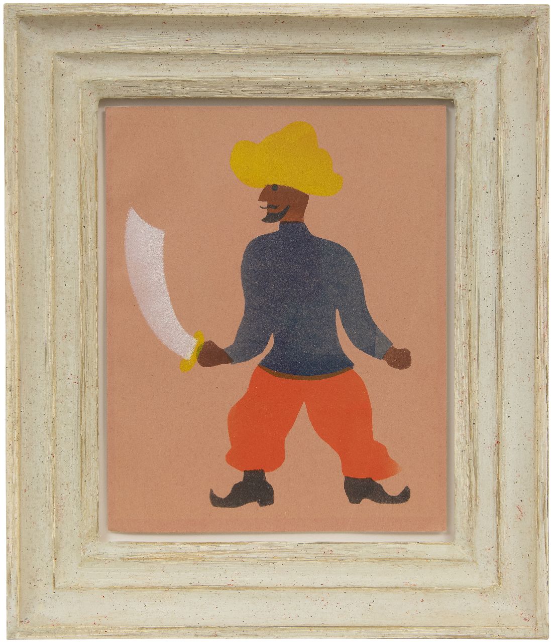Werkman H.N. | Hendrik Nicolaas Werkman | te koop aangeboden | De Blauwe Schuit: Ein Gebet wider den Türken, sjabloondruk op papier 25,6 x 20,6 cm, te dateren 1943 Werkman H.N. | Hendrik Nicolaas Werkman | te koop aangeboden | De Blauwe Schuit: Ein Gebet wider den Türken, sjabloondruk op papier 25,6 x 20,6 cm, te dateren 1943