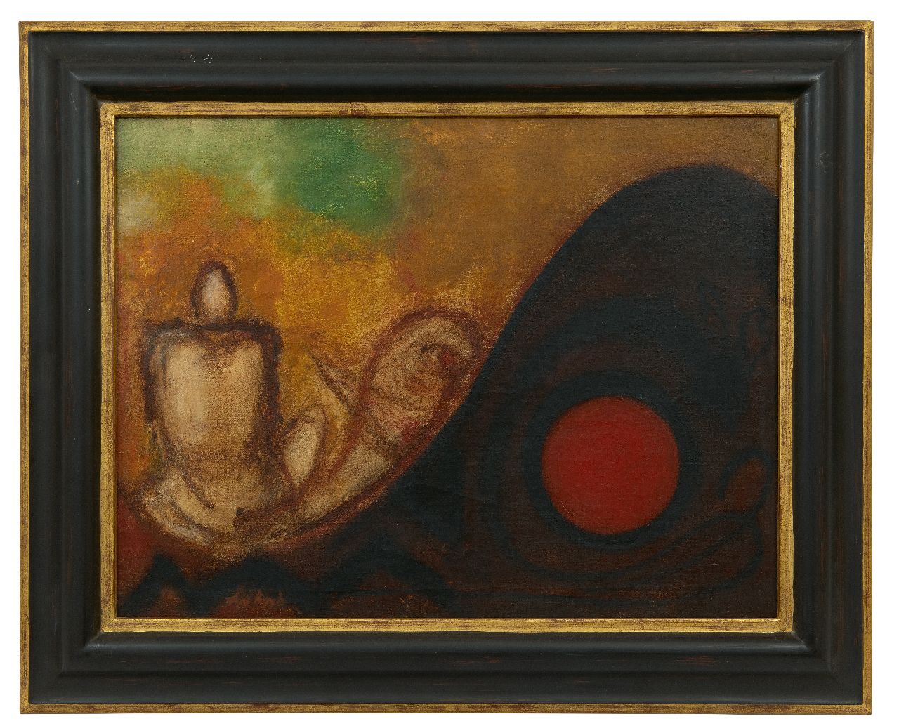 Kuik L. van | Laurens van Kuik | Schilderijen te koop aangeboden | Compositie, olieverf op doek 46,1 x 60,2 cm, gesigneerd linksonder Kuik L. van | Laurens van Kuik | Schilderijen te koop aangeboden | Compositie, olieverf op doek 46,1 x 60,2 cm, gesigneerd linksonder