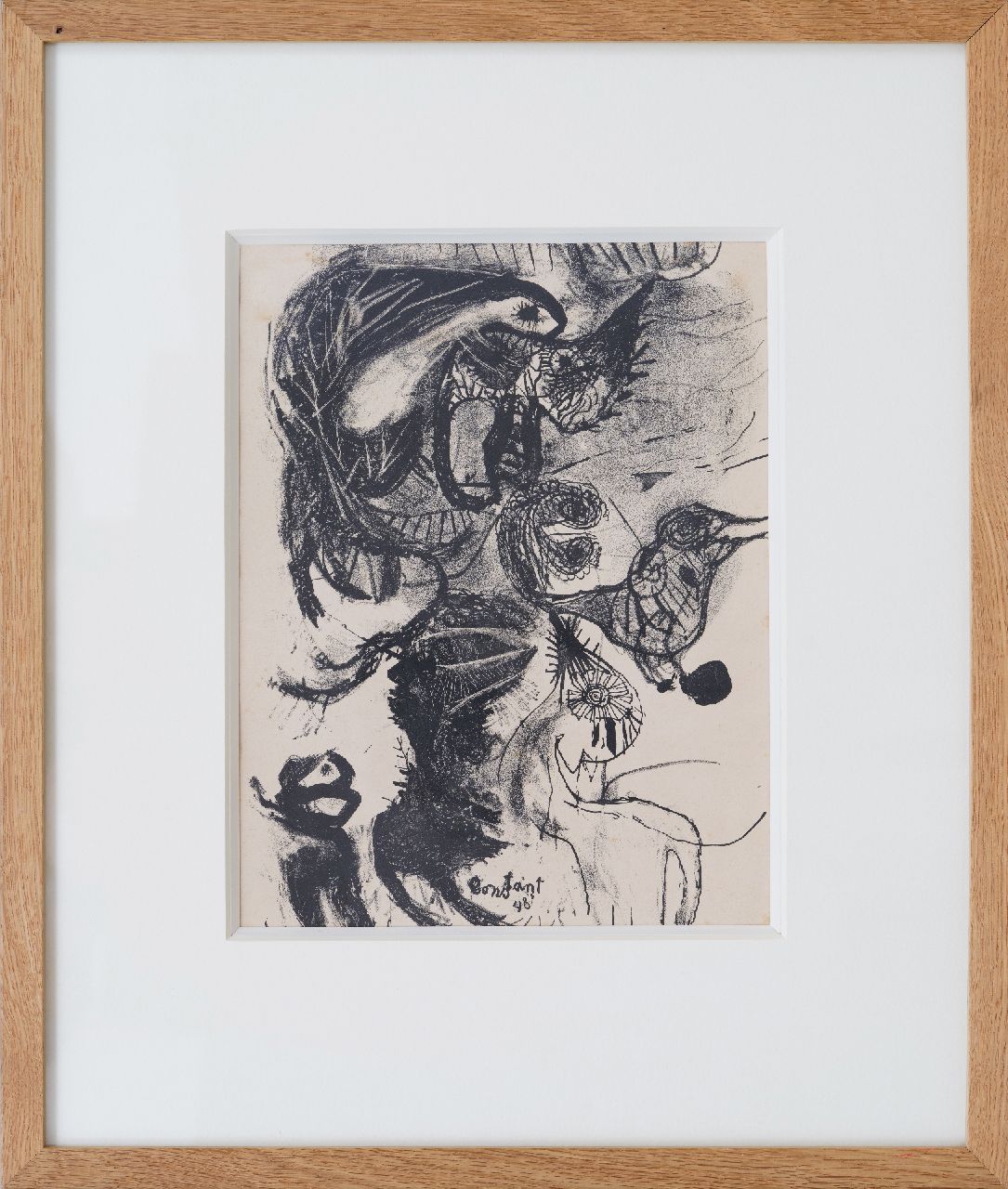 Constant (Constant Anton Nieuwenhuijs) | Constant (Constant Anton Nieuwenhuijs) | Grafiek te koop aangeboden | Dieren, litho 29,0 x 22,0 cm, gesigneerd middenonder en gedateerd '48 Constant (Constant Anton Nieuwenhuijs) | Constant (Constant Anton Nieuwenhuijs) | Grafiek te koop aangeboden | Dieren, litho 29,0 x 22,0 cm, gesigneerd middenonder en gedateerd '48