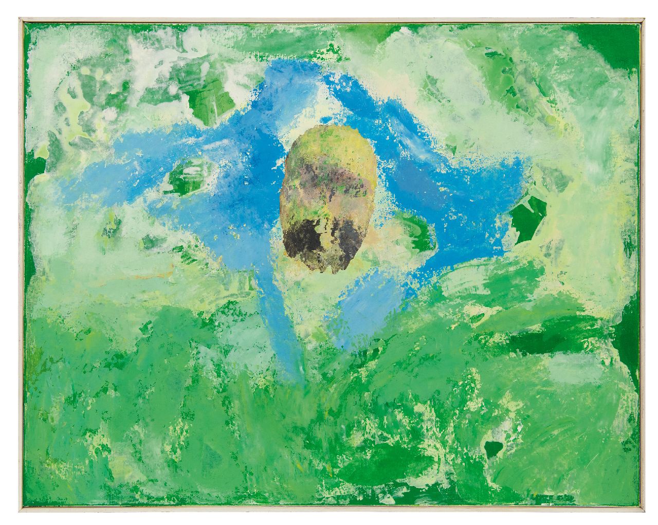 Diederen J. | Jozef 'Jef' Diederen | Schilderijen te koop aangeboden | Cézanne II, acryl op doek 78,1 x 100,0 cm, gesigneerd verso en verso gedateerd '90 Diederen J. | Jozef 'Jef' Diederen | Schilderijen te koop aangeboden | Cézanne II, acryl op doek 78,1 x 100,0 cm, gesigneerd verso en verso gedateerd '90